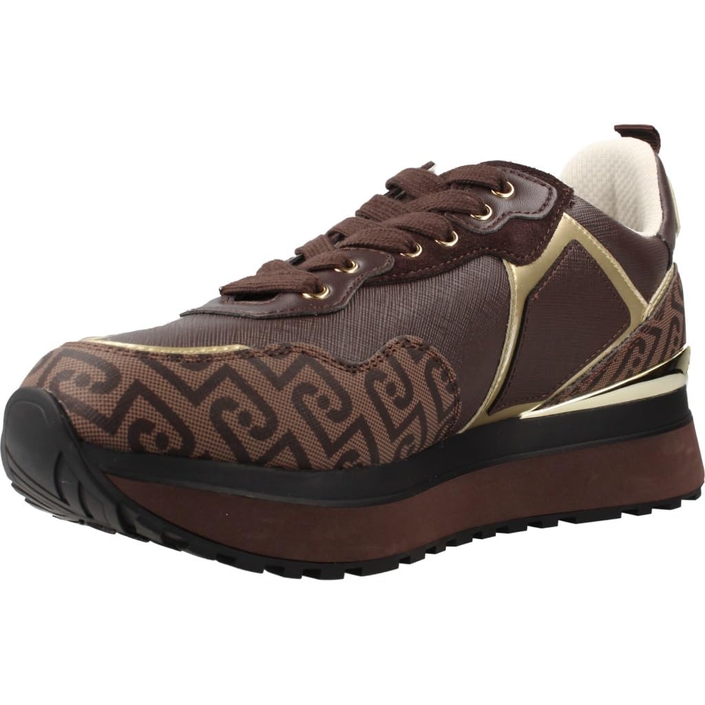 Liu Jo Sneakers Platform Monogram 35 EU suola 4,5 cm