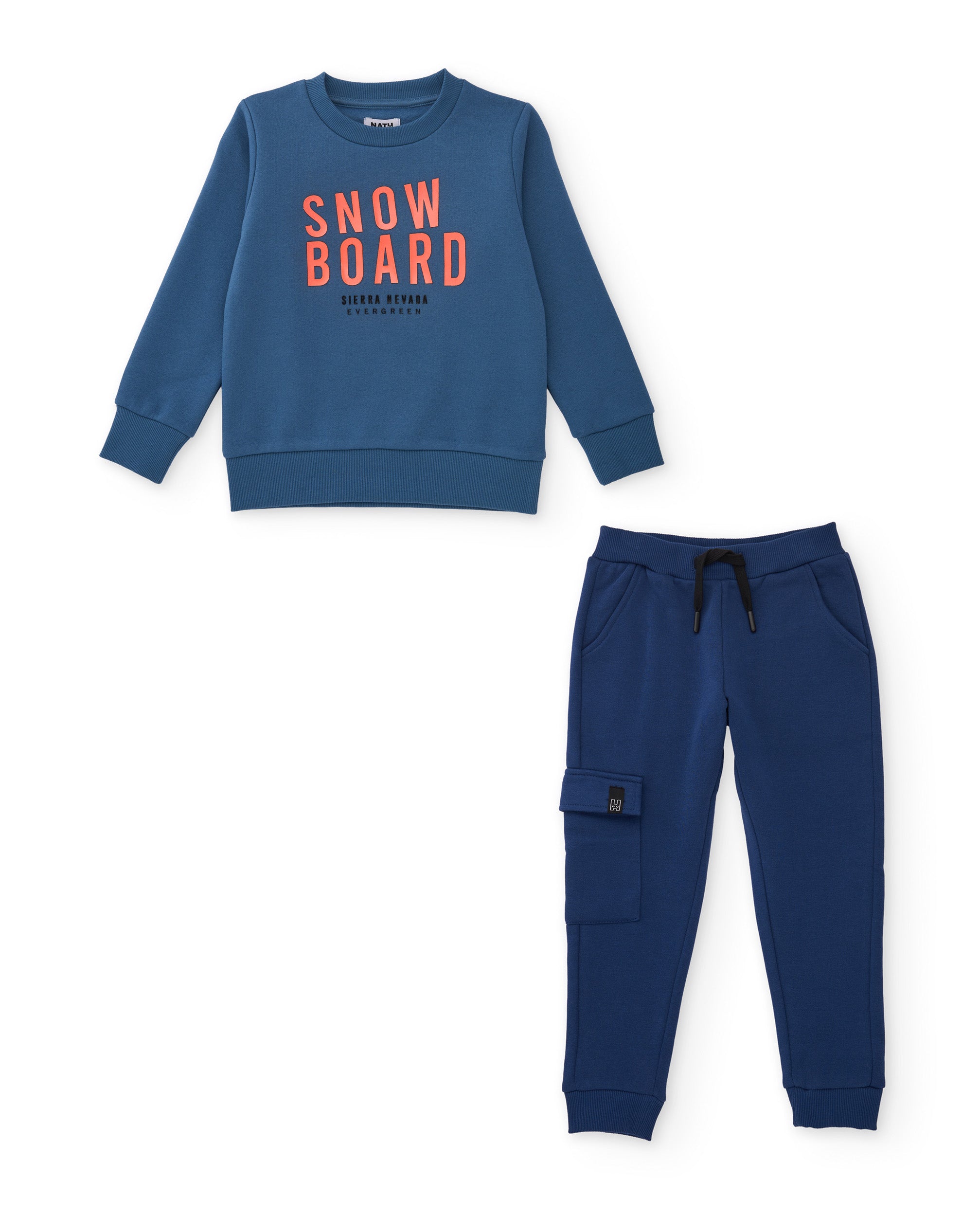 TucTuc Completi Tuta Bimbo Blu Cotone Snowboard