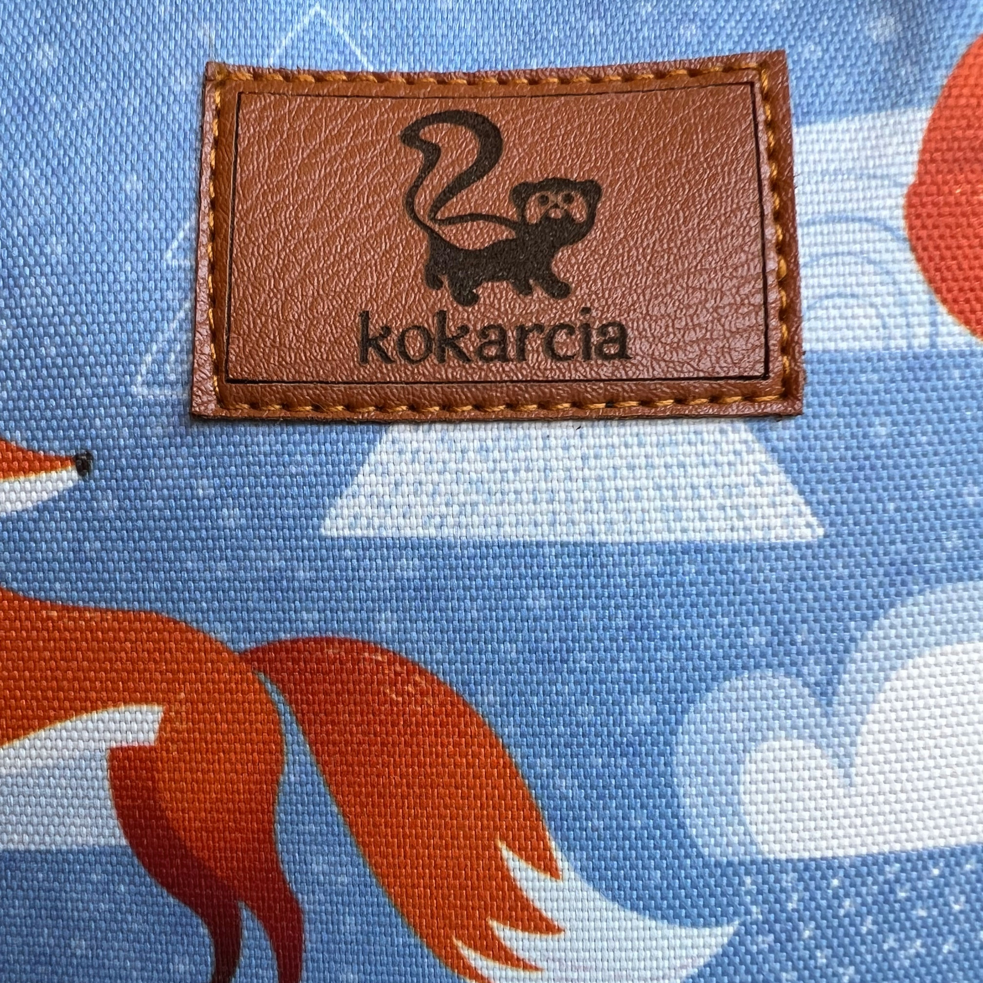 Kocarcia Zainetto Volpe poliestere 25x23x11 cm bimbi 2-5 anni
