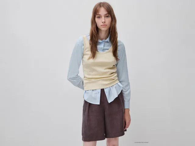 United Colors of Benetton Lurex canotta cotone M
