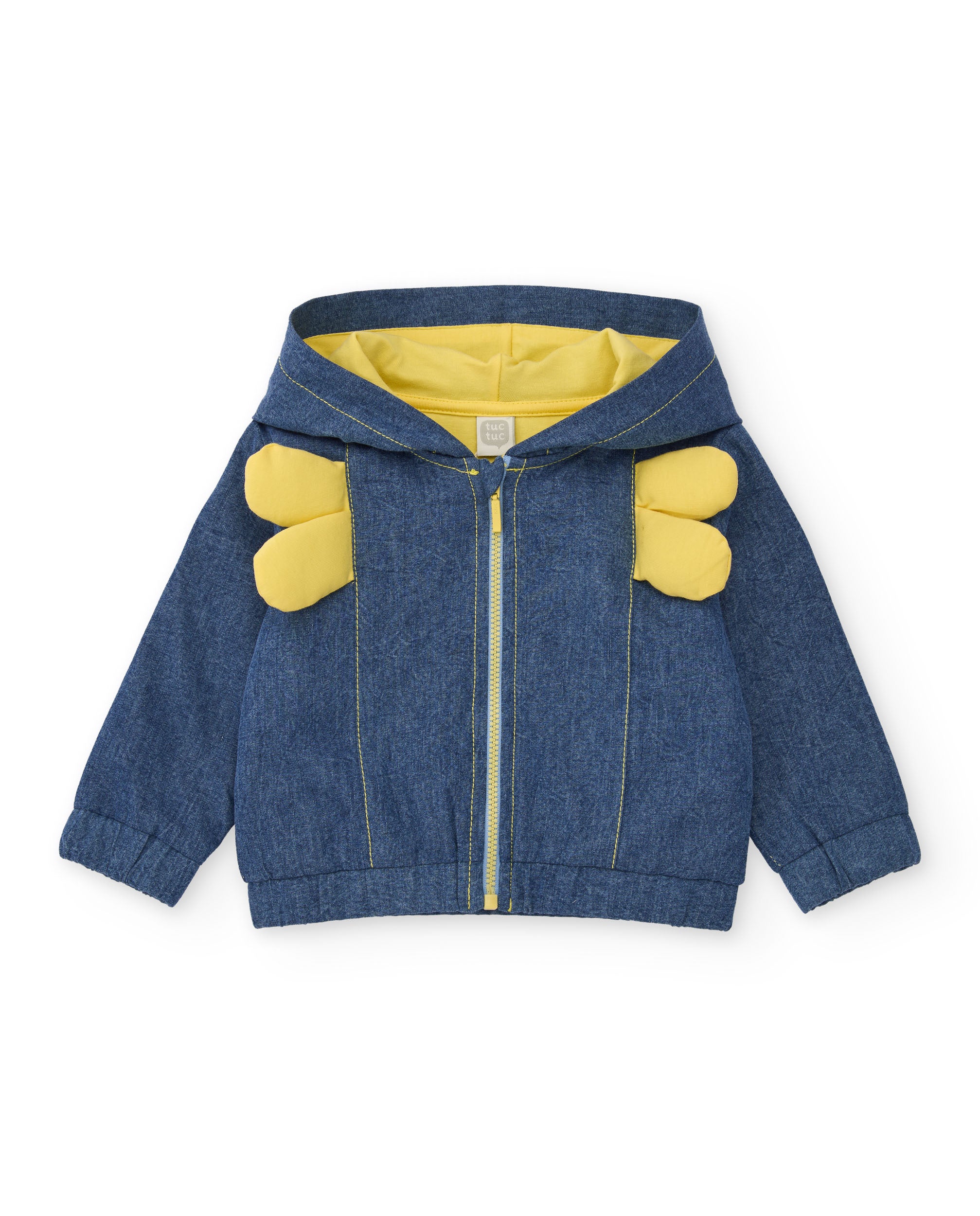 TucTuc Giacche Giacca Neonato Jeans Denim Cappuccio