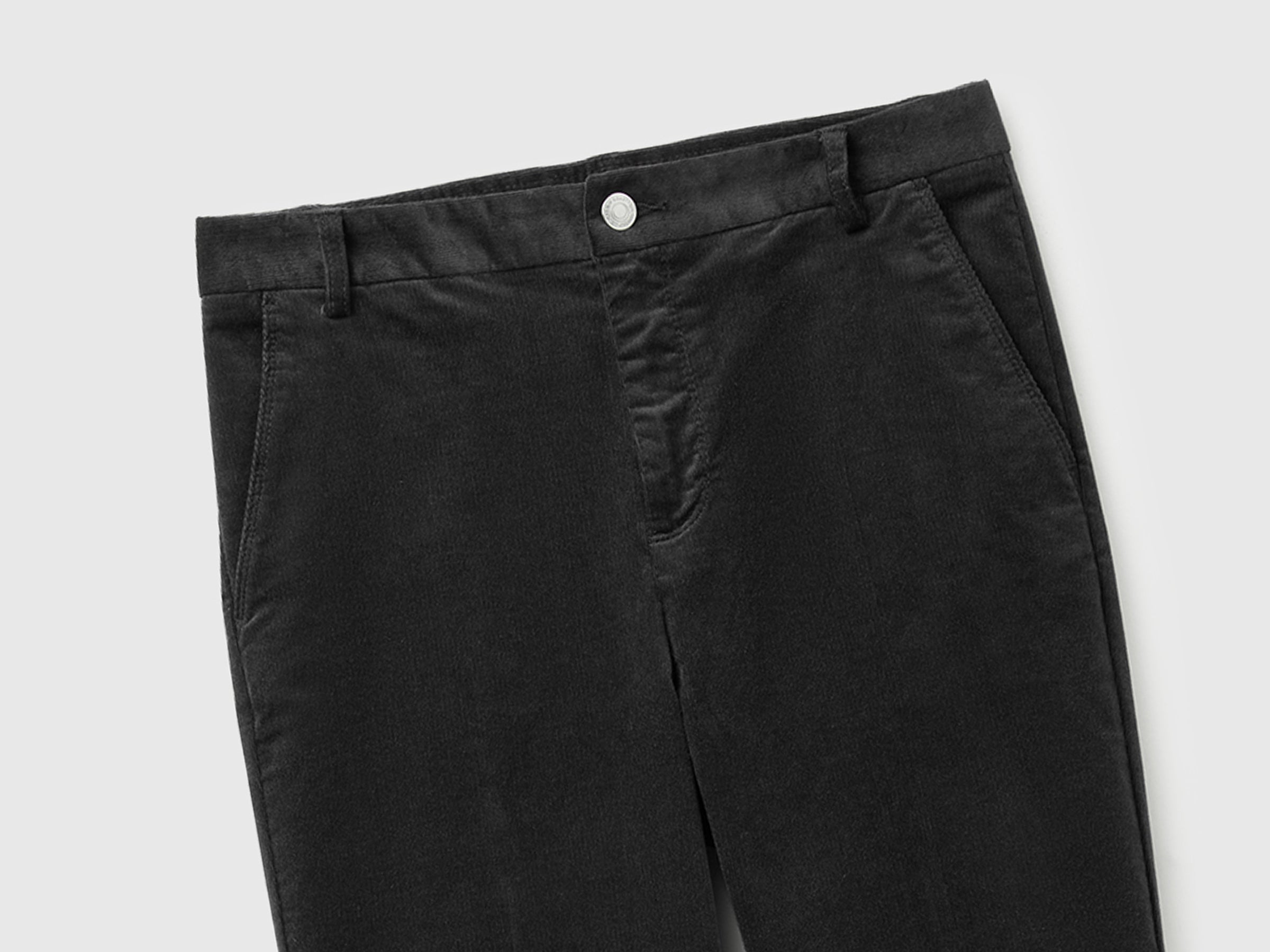 United Colors of Benetton Trousers Pantaloni Chino Velluto Elasticizzato