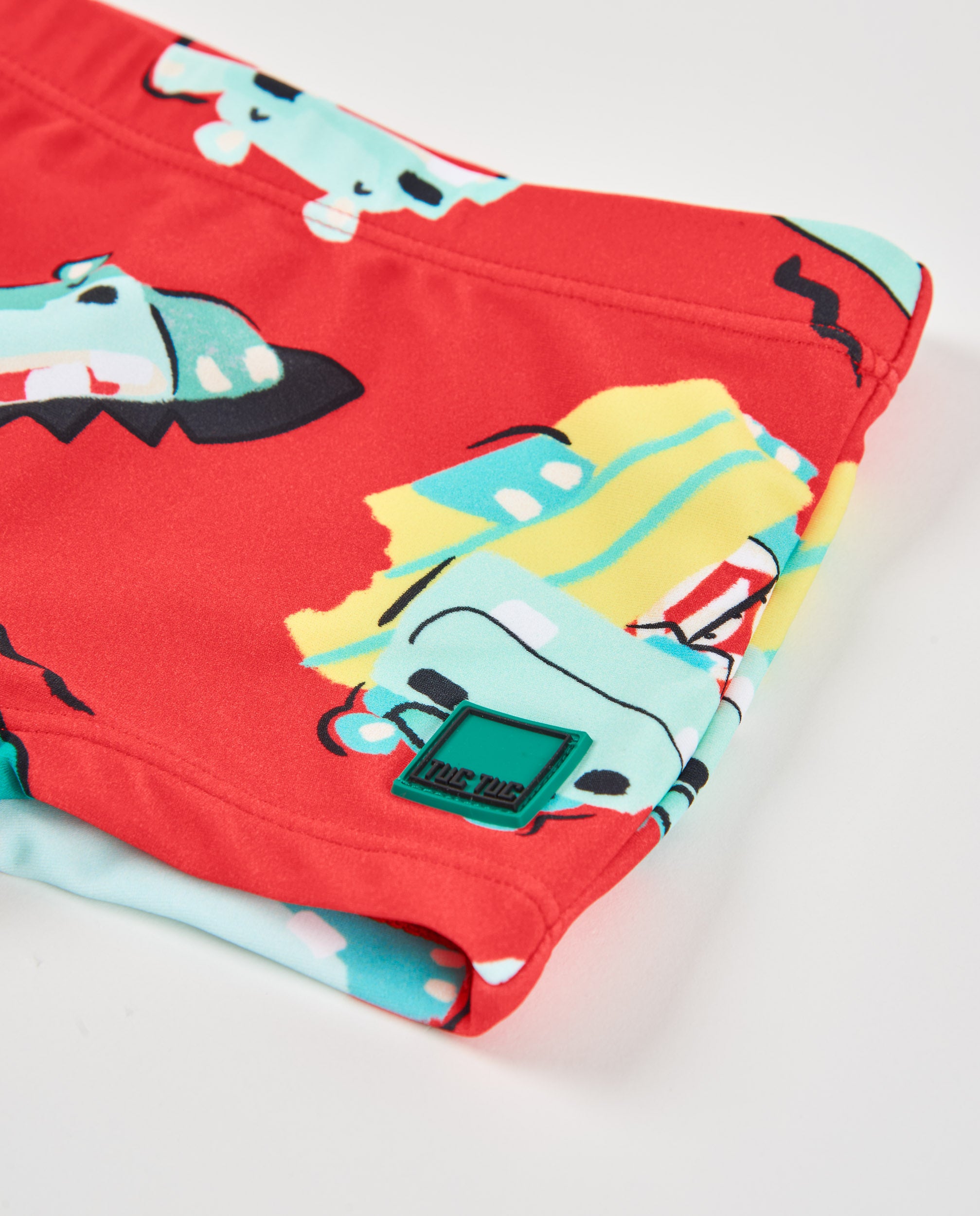 TucTuc Costumi boxer rosso stampa estiva taglie neonato-10A