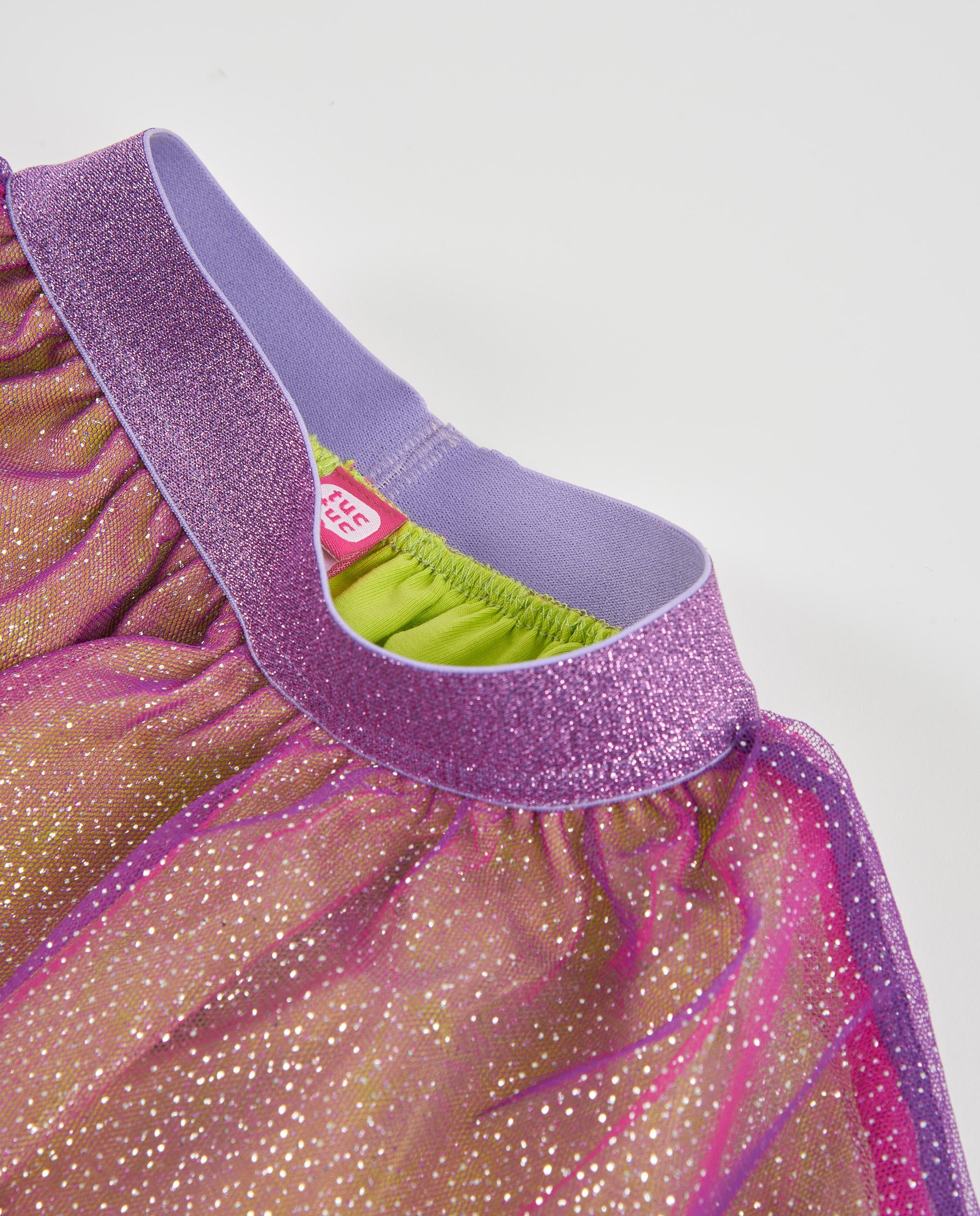 TucTuc Gonne gonna bimba tulle viola multicolore