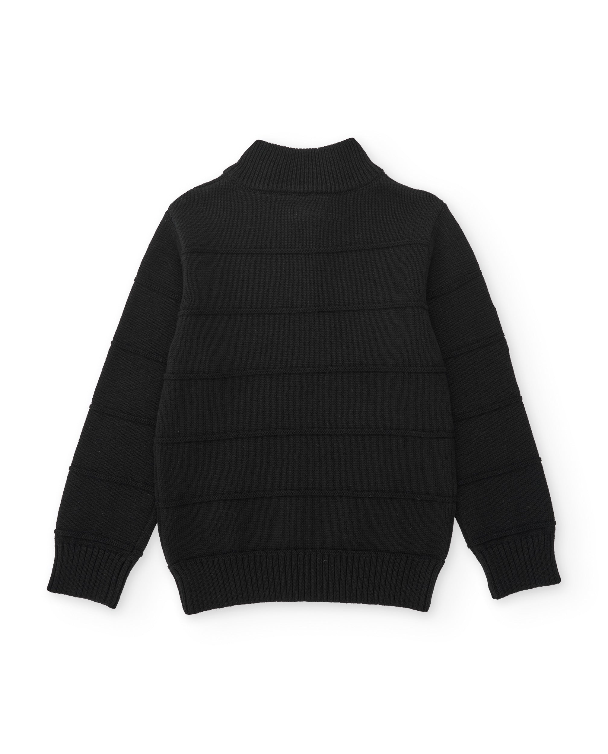 TucTuc Maglioni Maglione Bambino Tricot Nero Collo Alto