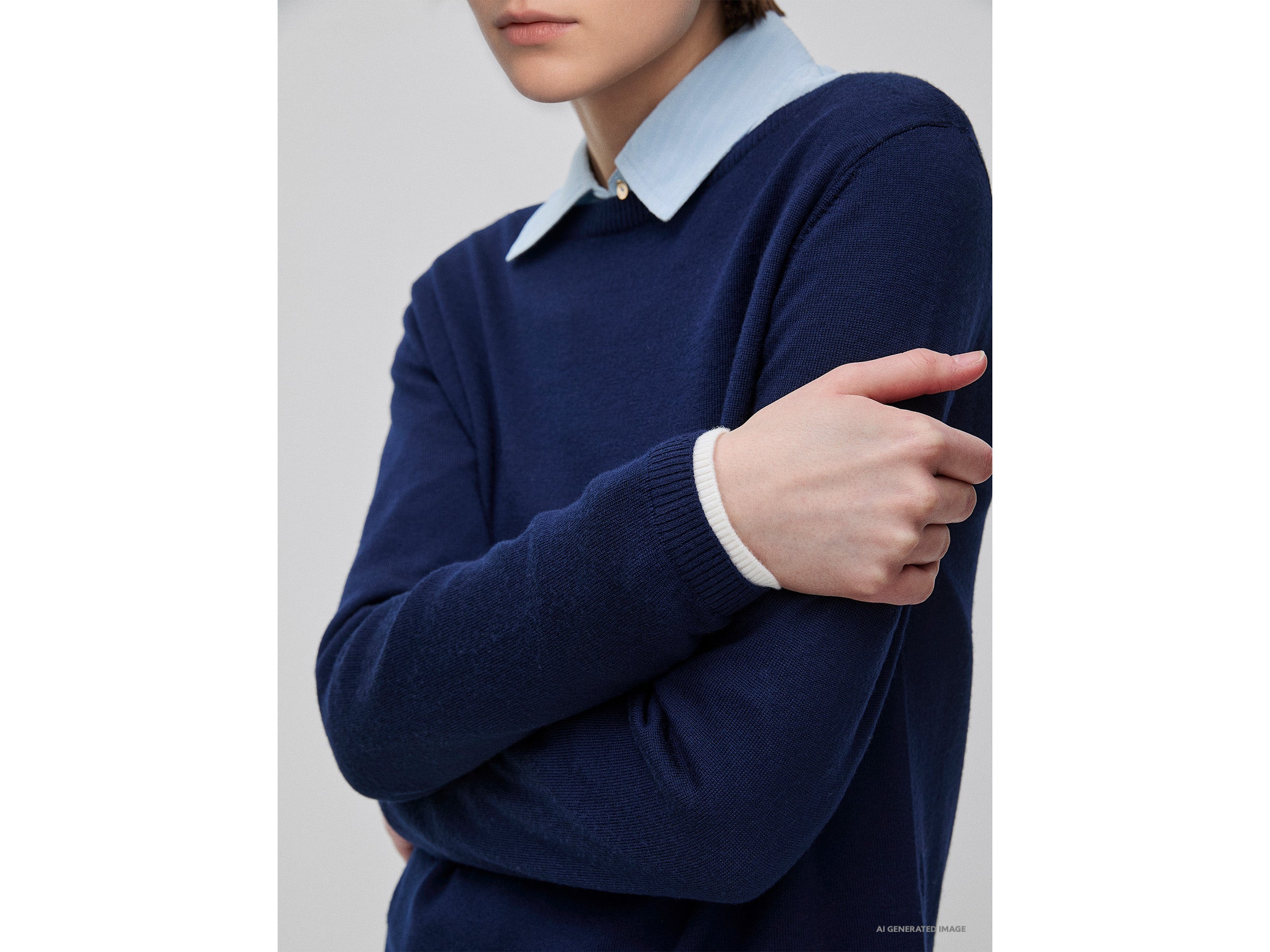 United Colors of Benetton maglione Merino scollo barca donna