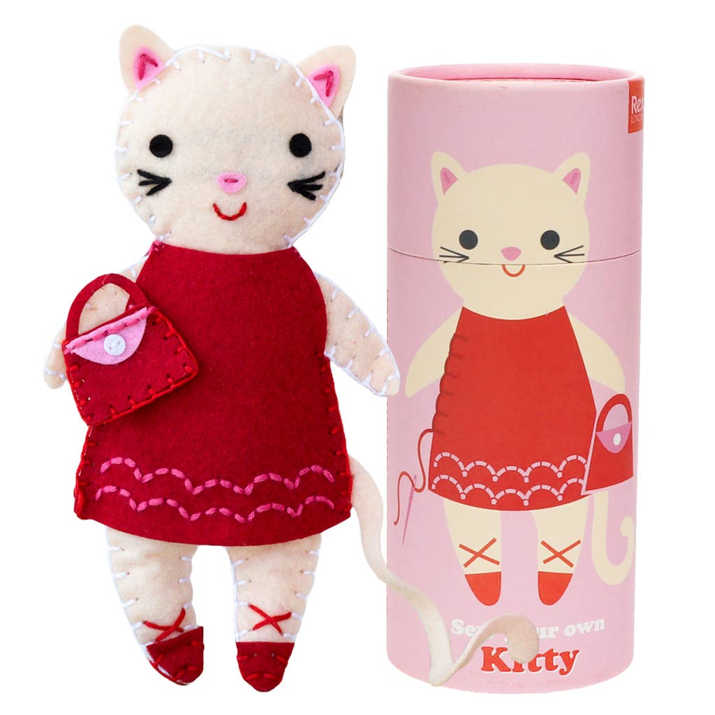 Rex London Gatto kit creativo cucito feltro 21 cm