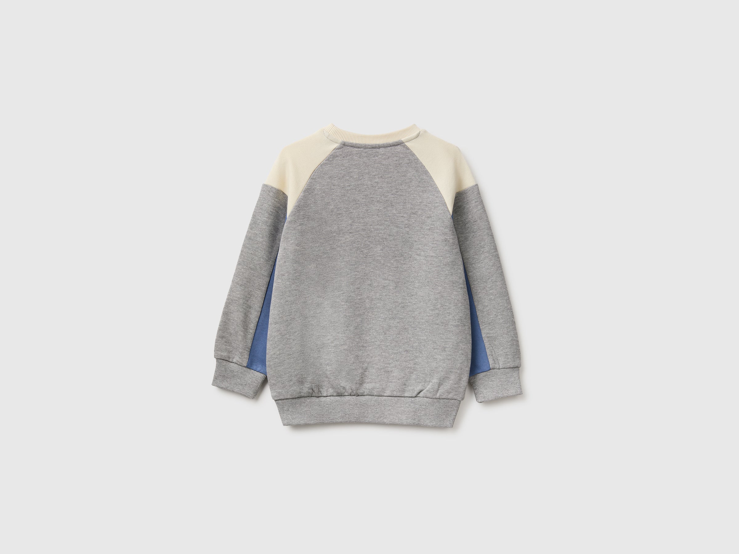 United Colors of Benetton Felpa Bimbo Cotone Bio Color Block 104