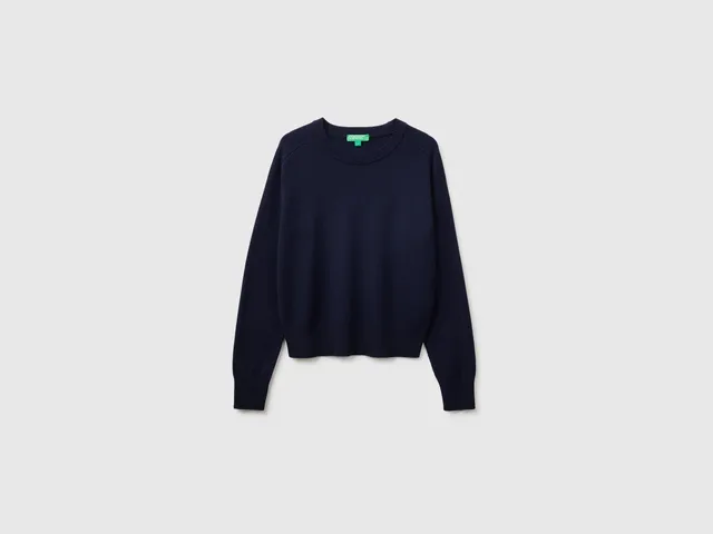 United Colors of Benetton Maglione Girocollo Misto Cashmere