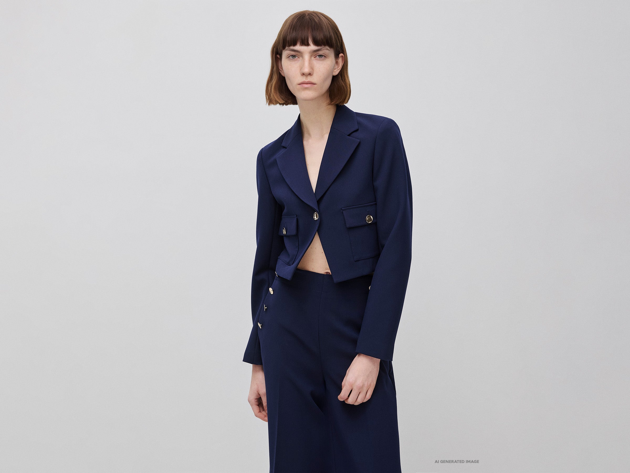 United Colors of Benetton Blazer Corto 243XDW03M Giacca Viscosa