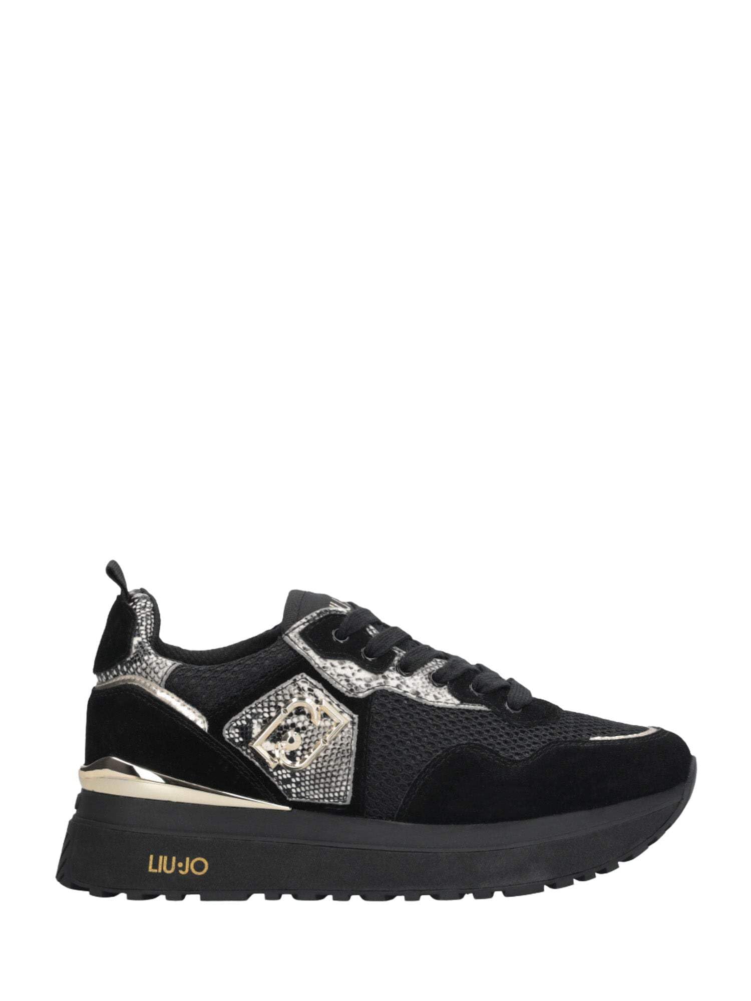 Liu Jo BF5009PX684 Sneakers donna pelle nero 37 EU