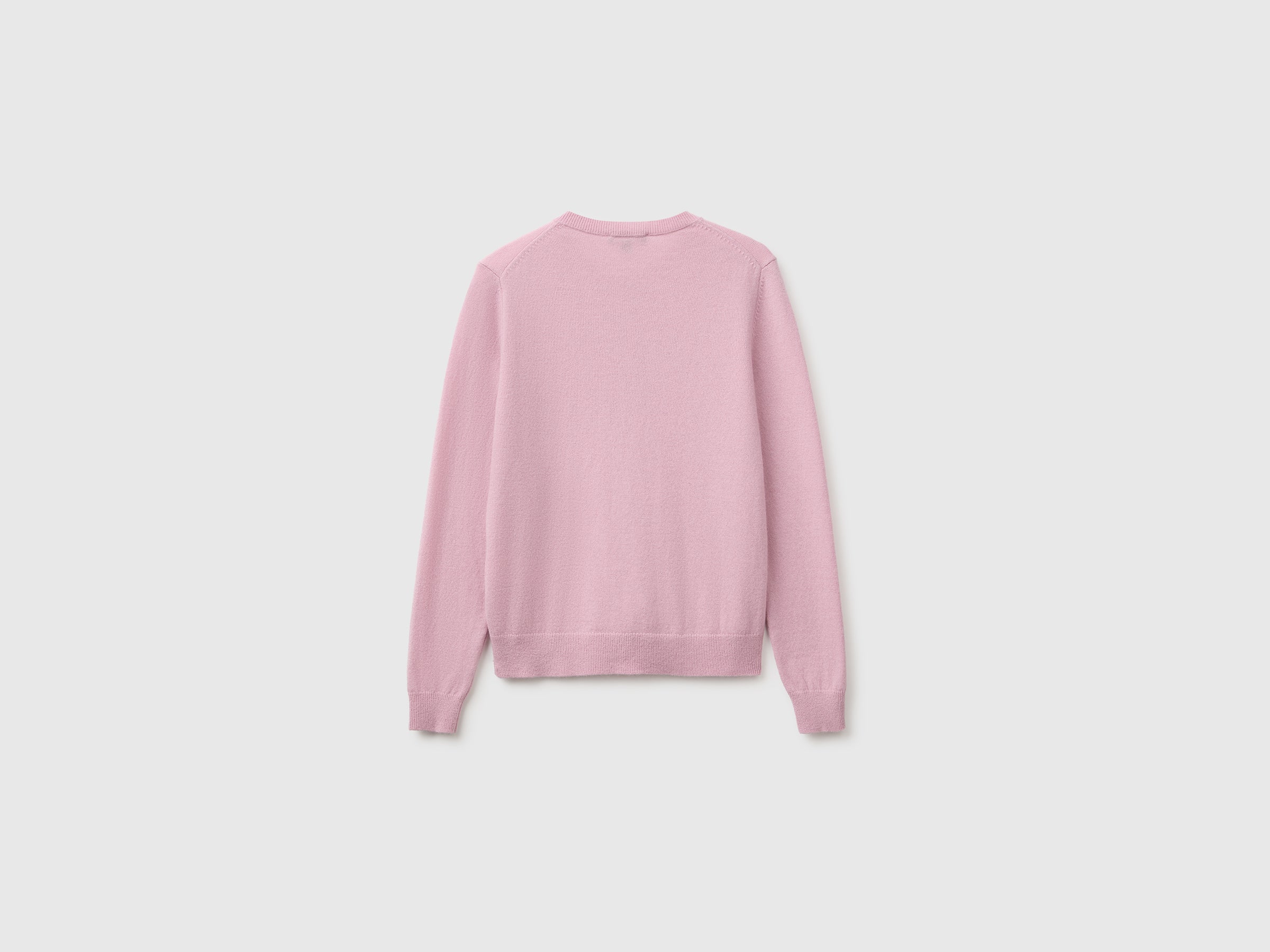 United Colors of Benetton Cardigan Lilla Maglione Lana Merino Donna
