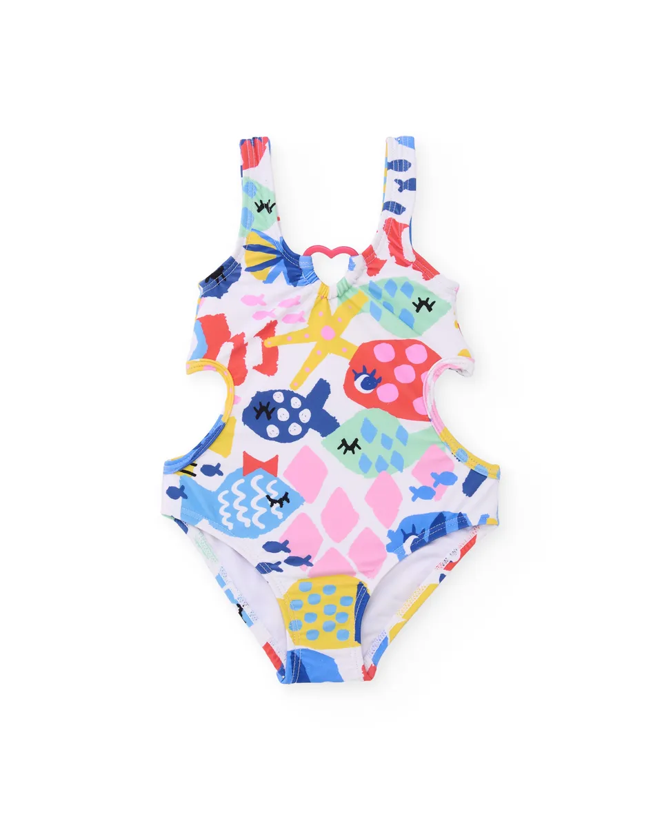 TucTuc Costumi Da Bagno Costume Bambina Multicolore Pesci