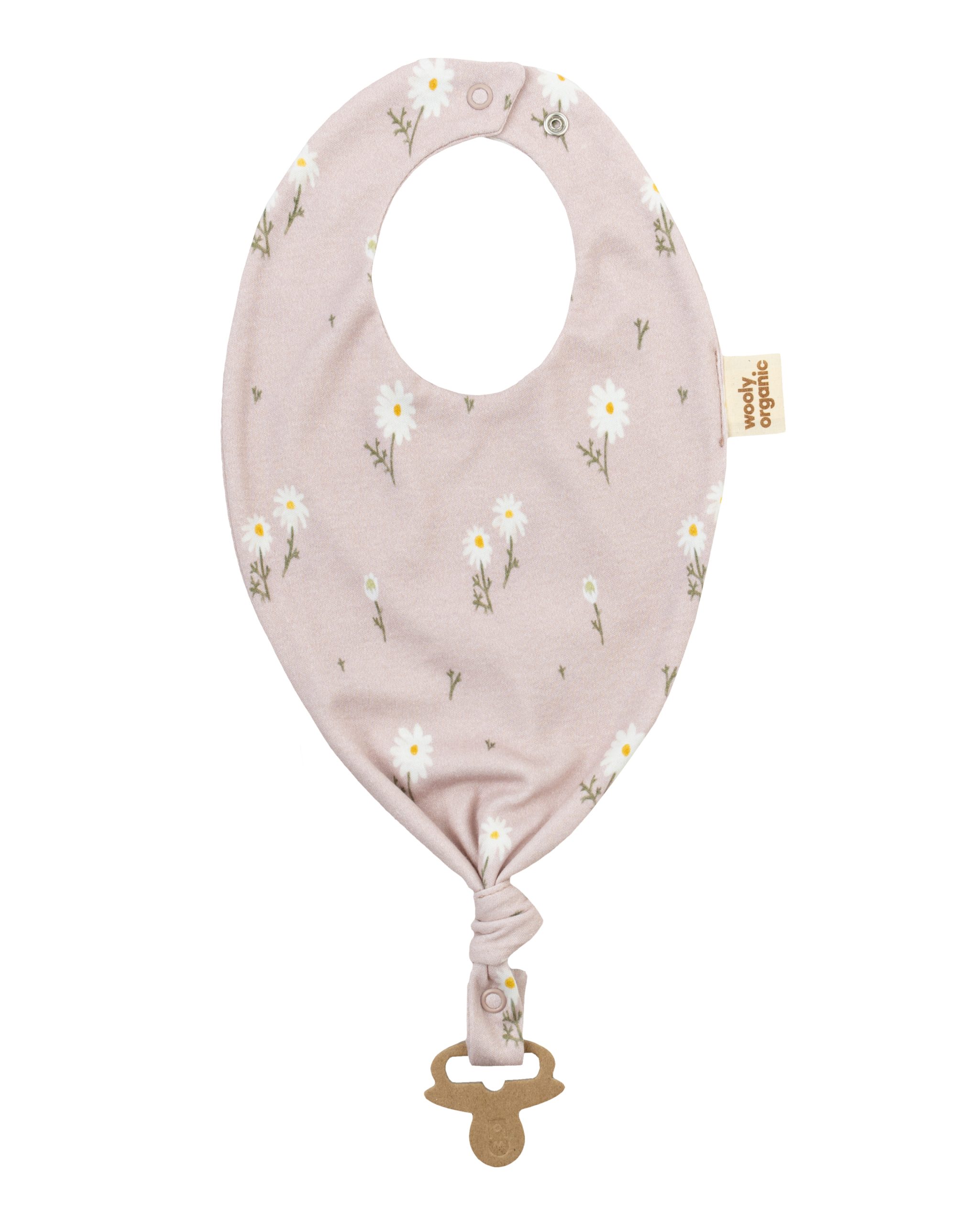 Woolly Organic Bib Clip bavaglino neonato cotone bio