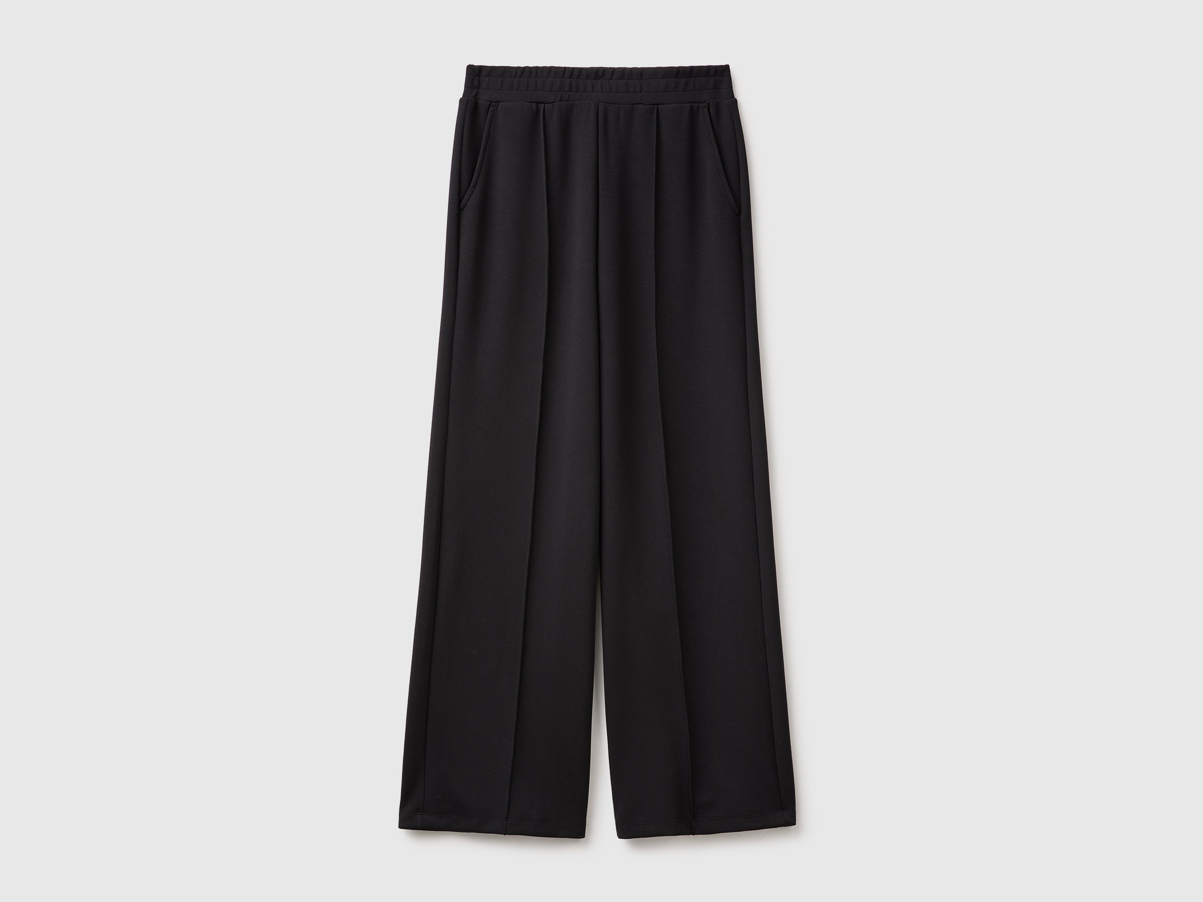 Benetton pantaloni fluidi modal stretch comfort fit