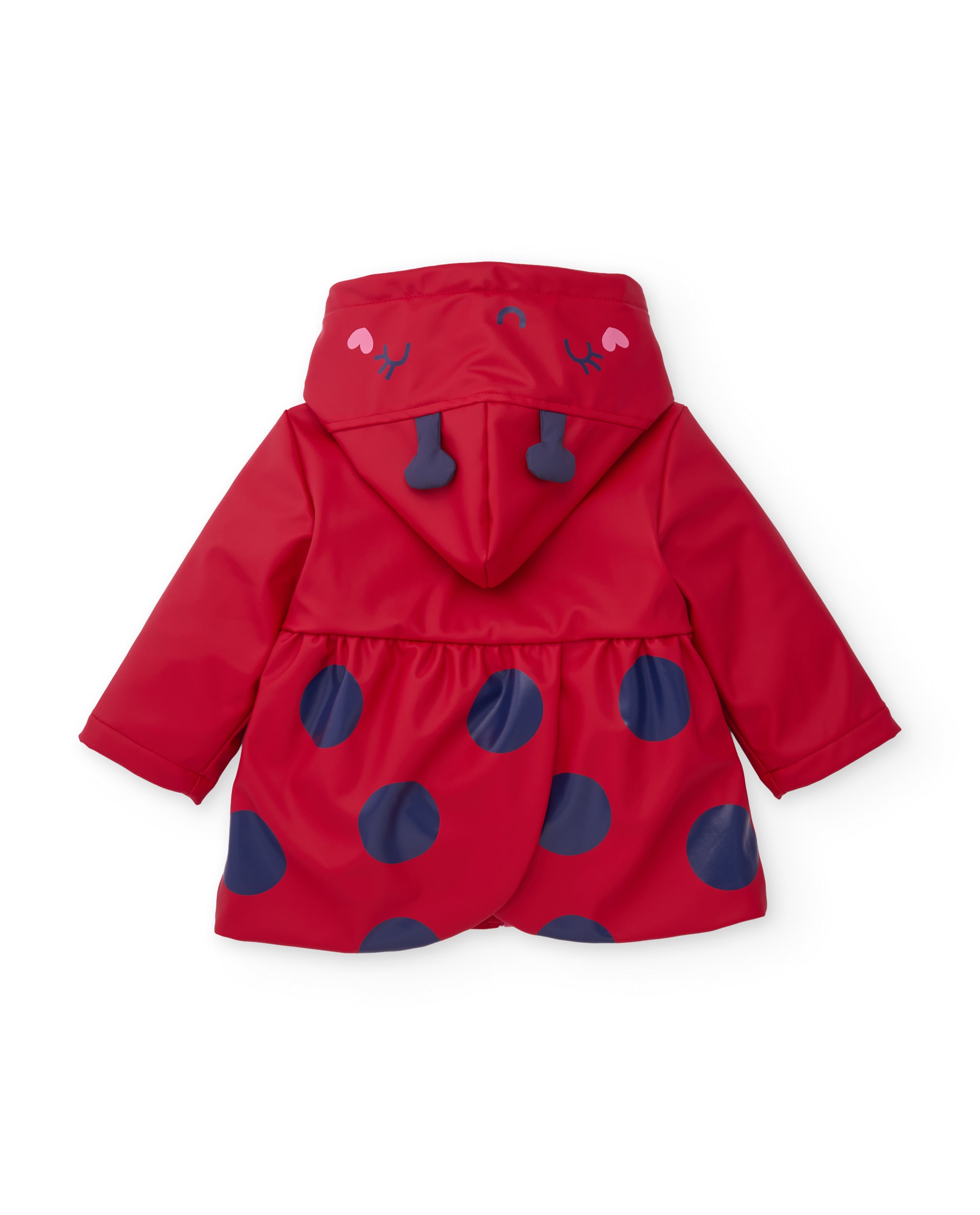 TucTuc Cappotti impermeabile bimba rosso coccinella