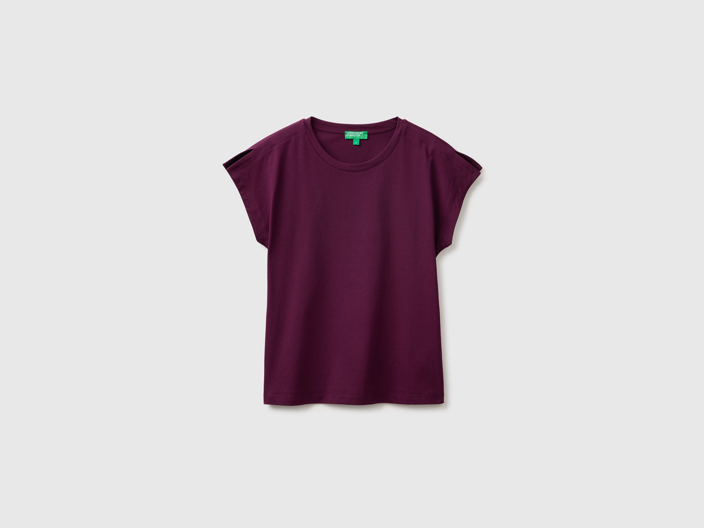 United Colors of Benetton T-shirt cotone spacchi manica