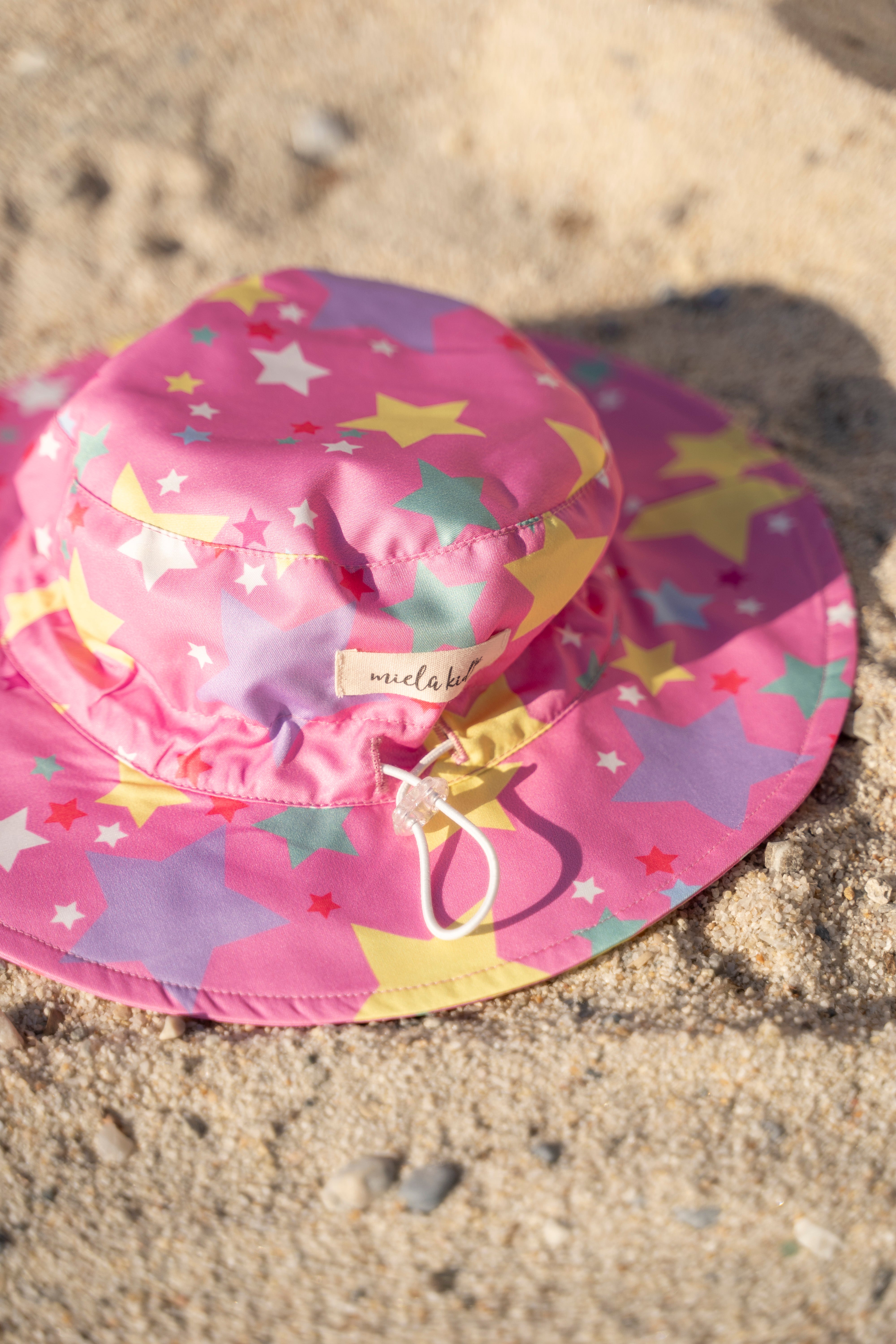 Miela Kids Cappellino sole stelle UV50+ bimbo 1-3 anni