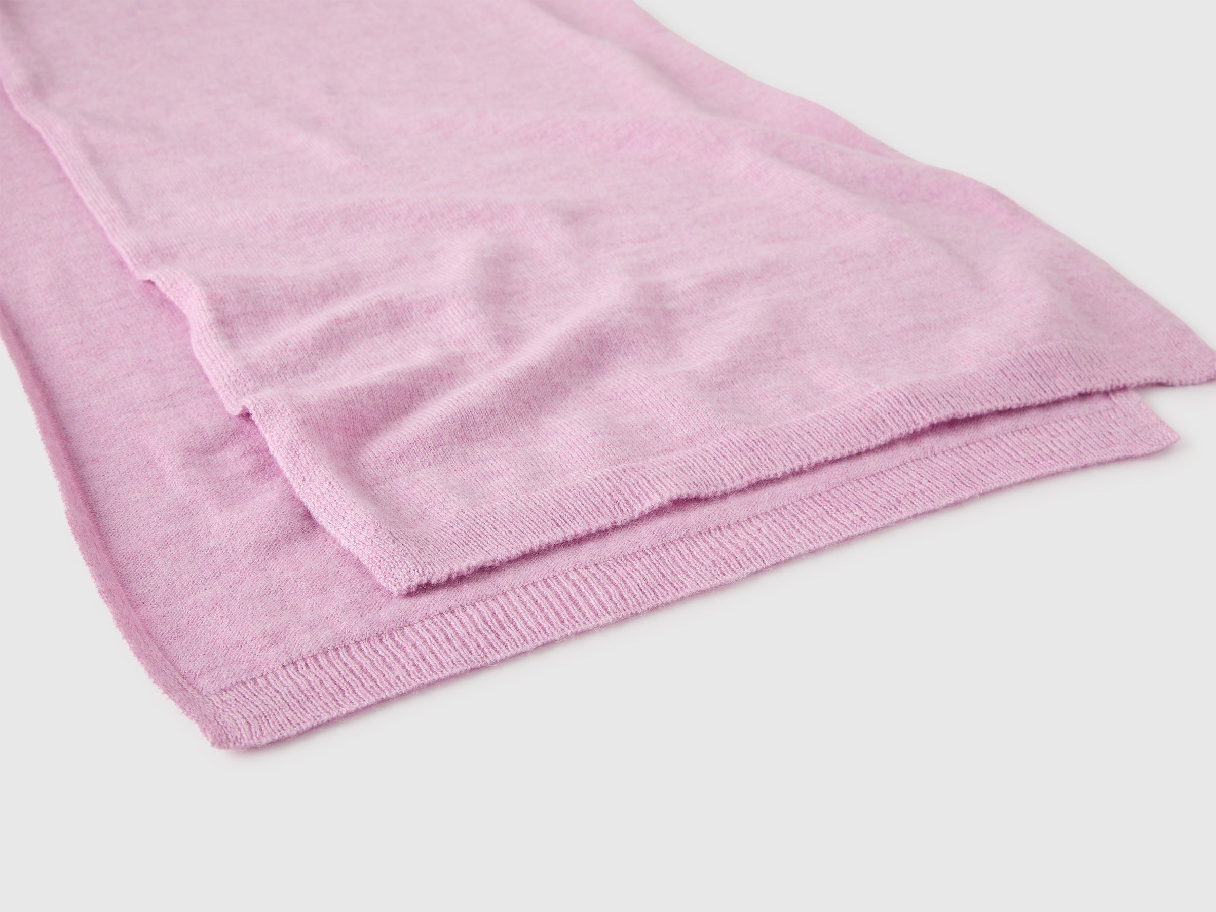 United Colors of Benetton sciarpa misto lana cashmere tinta unita