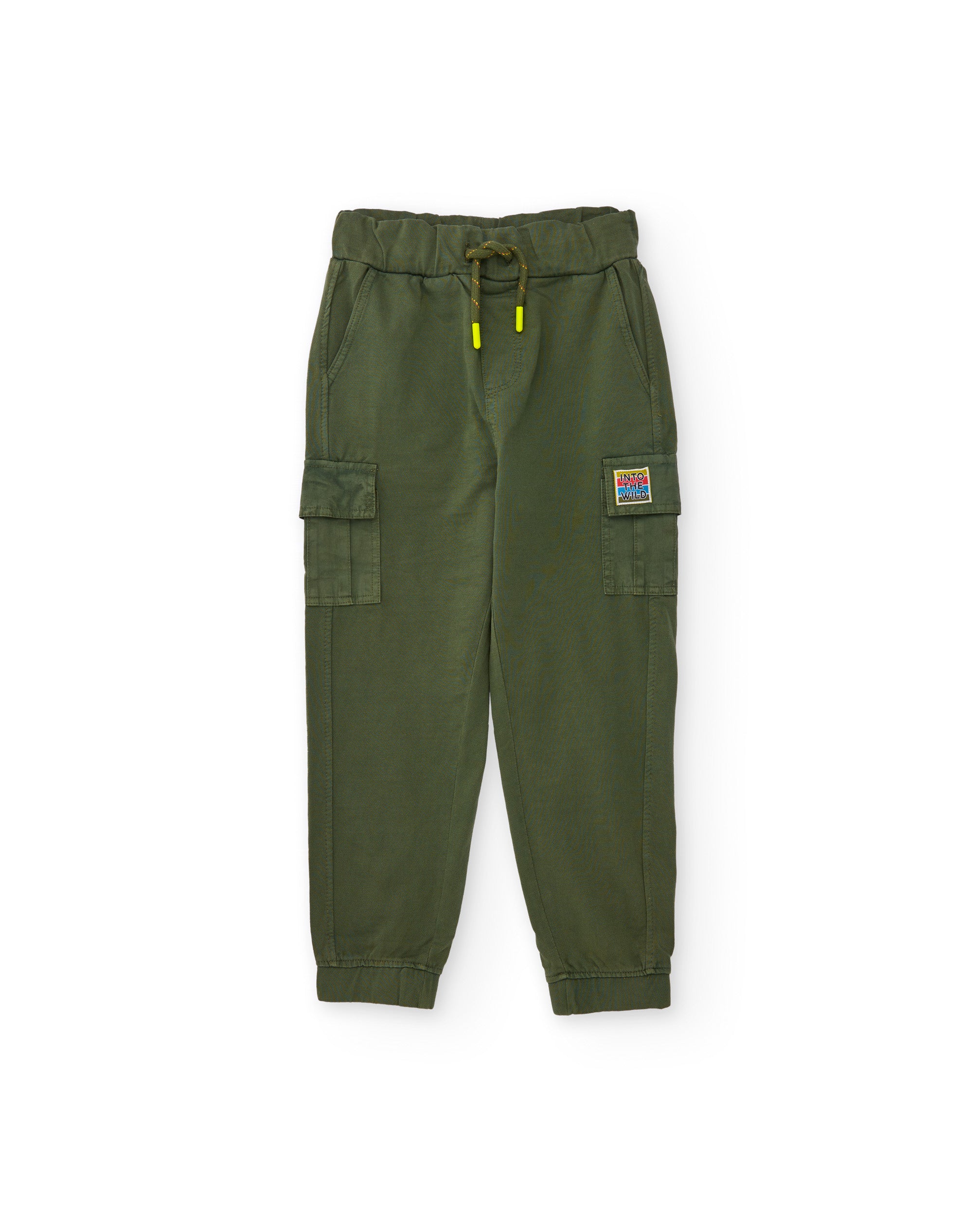 TucTuc Pantaloni cargo bambino tasche verde