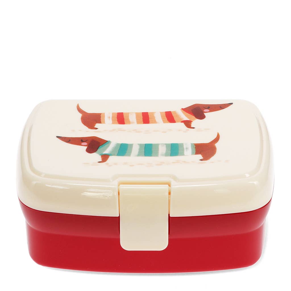 Rex London lunch box bassotto bambini con scomparti