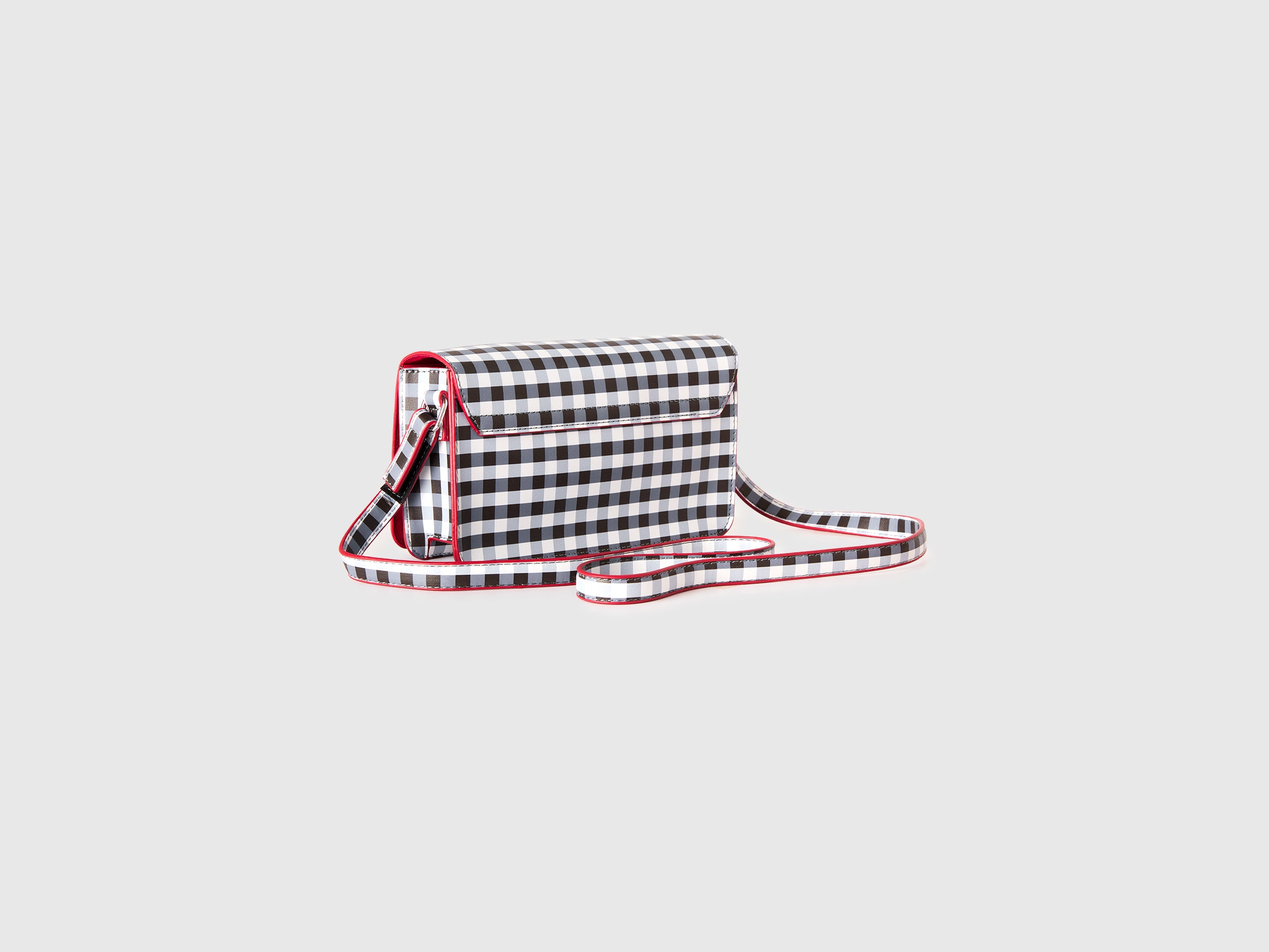 United Colors of Benetton borsa tracolla vichy similpelle