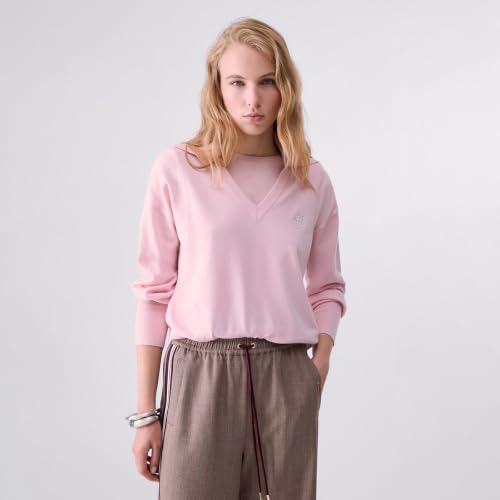 Liu Jo Maglie e Felpe Maglia Scollo a V Maniche Lunghe XXL
