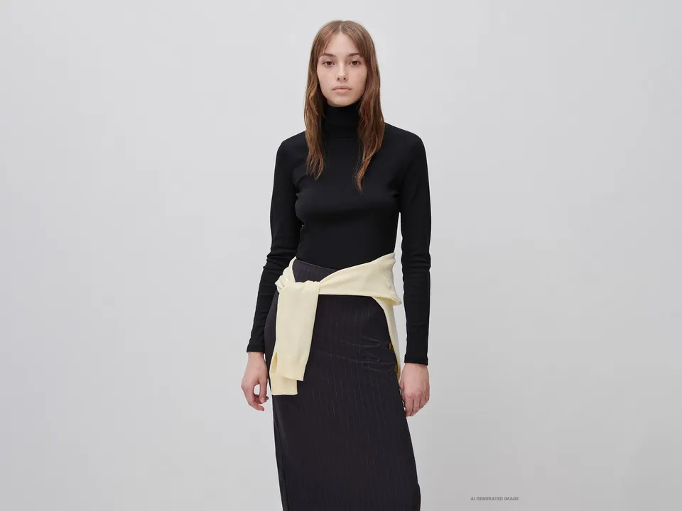 United Colors of Benetton Turtleneck maglia dolcevita cotone M maniche lunghe