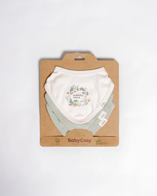 Babycosy Set 3 Bavaglini Mare cotone organico neonato