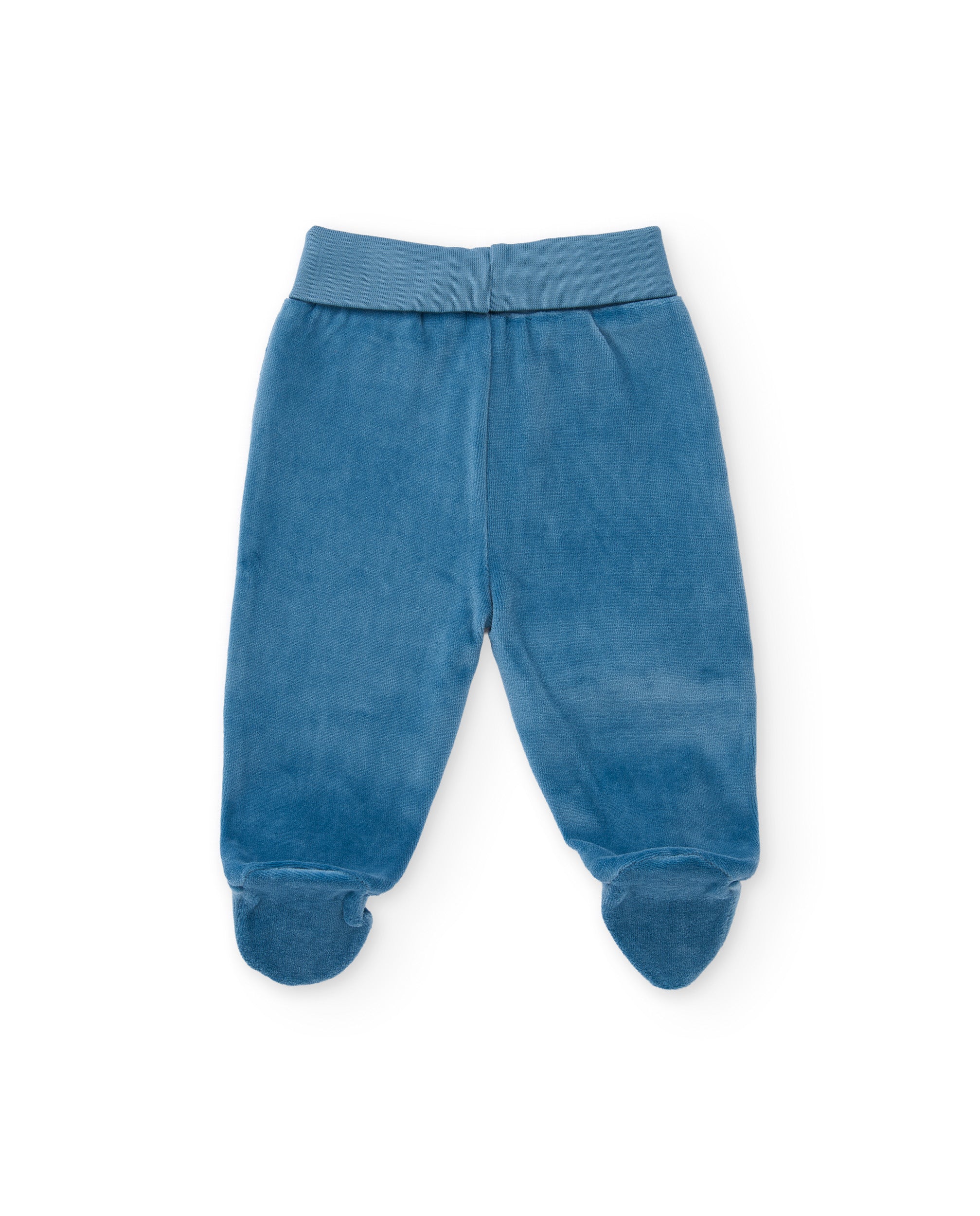TucTuc Completi Tutina Neonato Blu Dinosauro Felpa