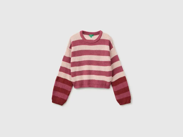 United Colors of Benetton Sweaters Maglione Righe Bicolore