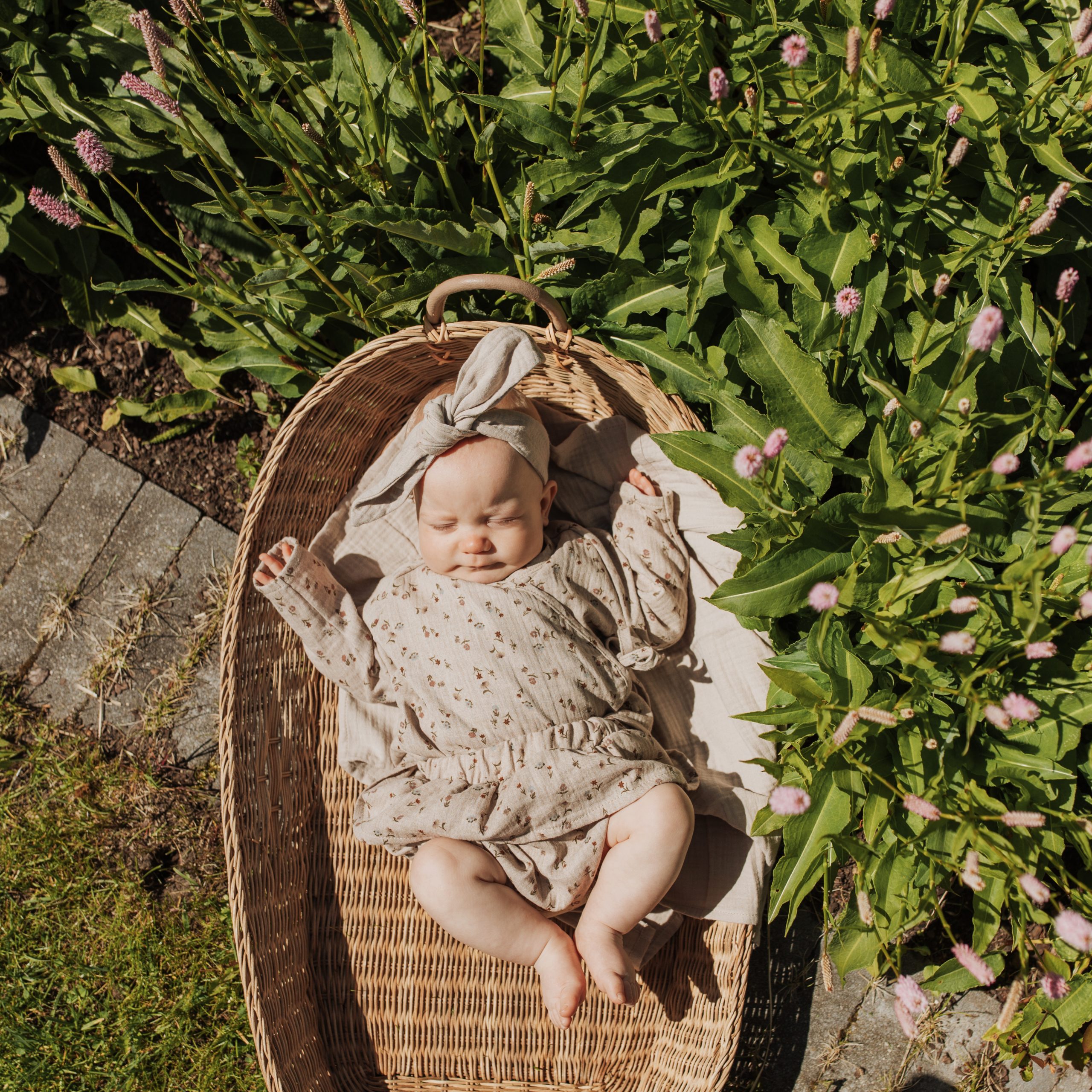 Woolly Organic Baby Trousers bloomers mussola volant cotone bio