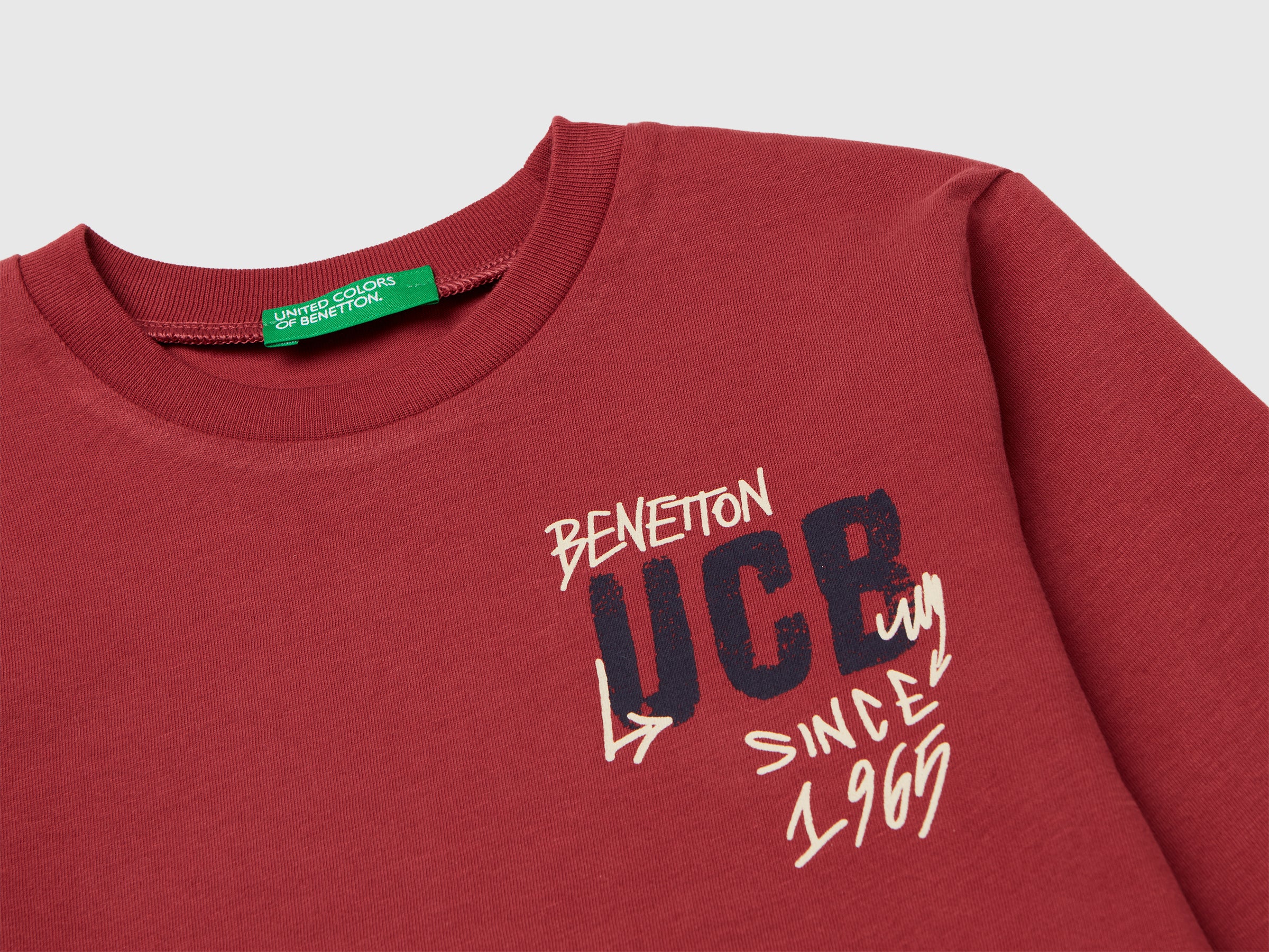 United Colors of Benetton T-Shirt Girocollo Cotone Biologico Neonato