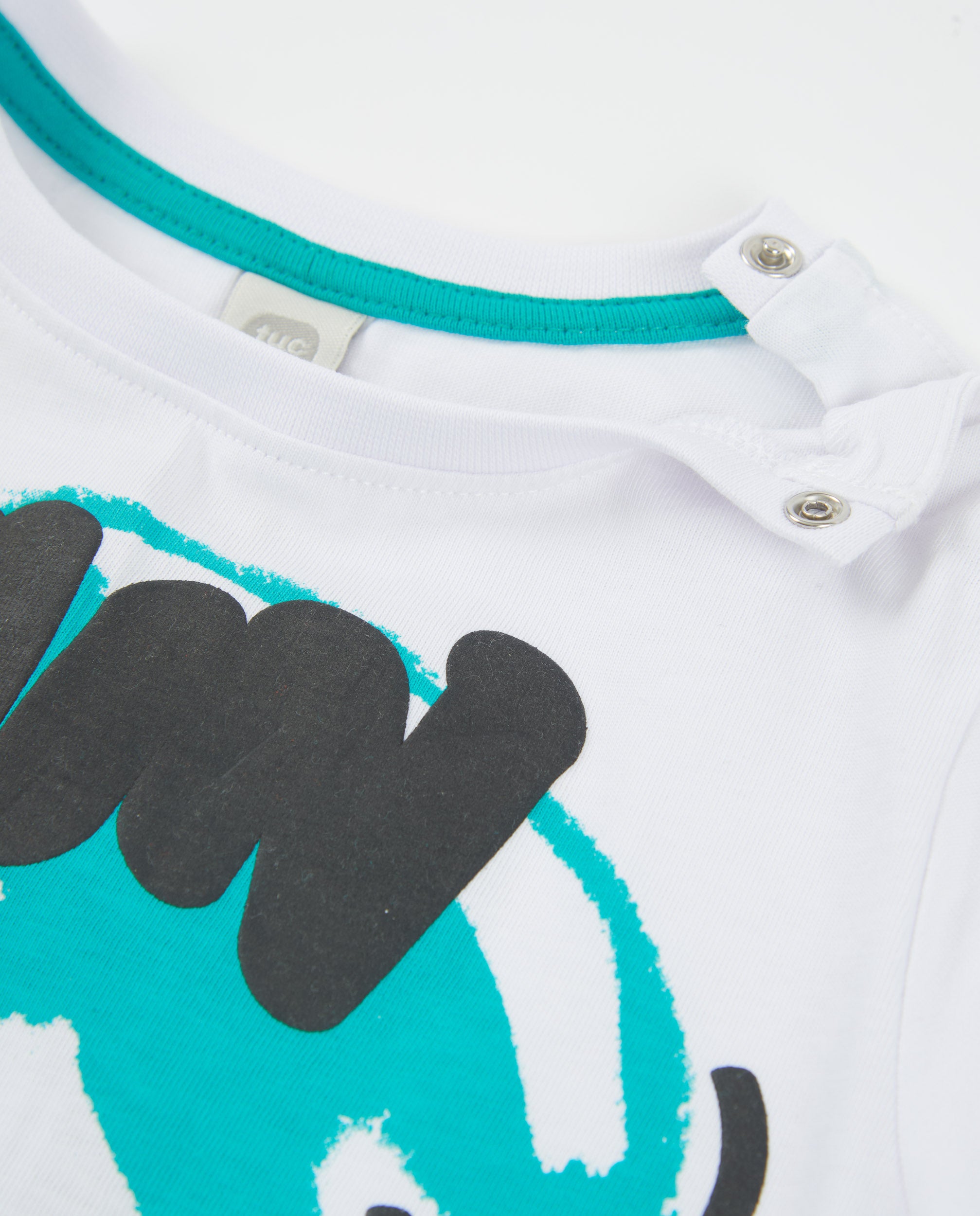TucTuc Magliette T-shirt surfista cotone bianco onda