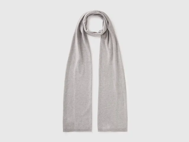 United Colors of Benetton Sciarpa lana cashmere unita