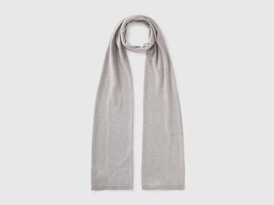 United Colors of Benetton Sciarpa lana cashmere unita