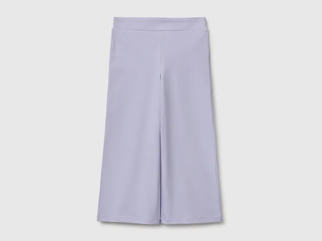 United Colors of Benetton Trousers pantaloni cotone gamba larga