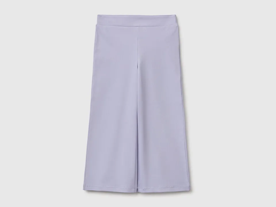United Colors of Benetton Trousers pantaloni cotone gamba larga
