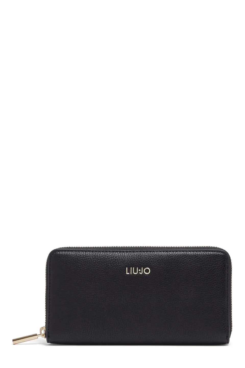 Liu Jo AF6170 E1019 portafoglio zip around nero XL cerniera