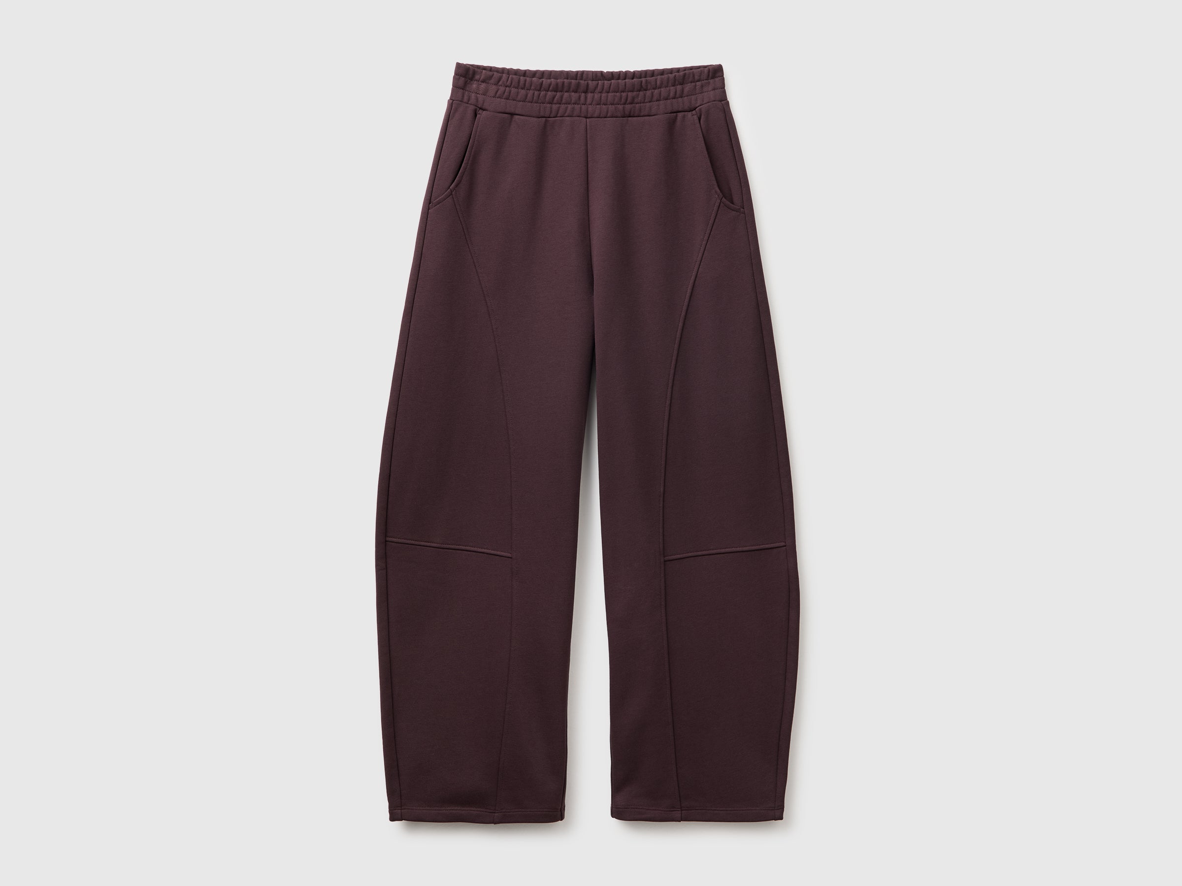 United Colors of Benetton Pantaloni Tuta Barrel Felpa Cotone taglia XS