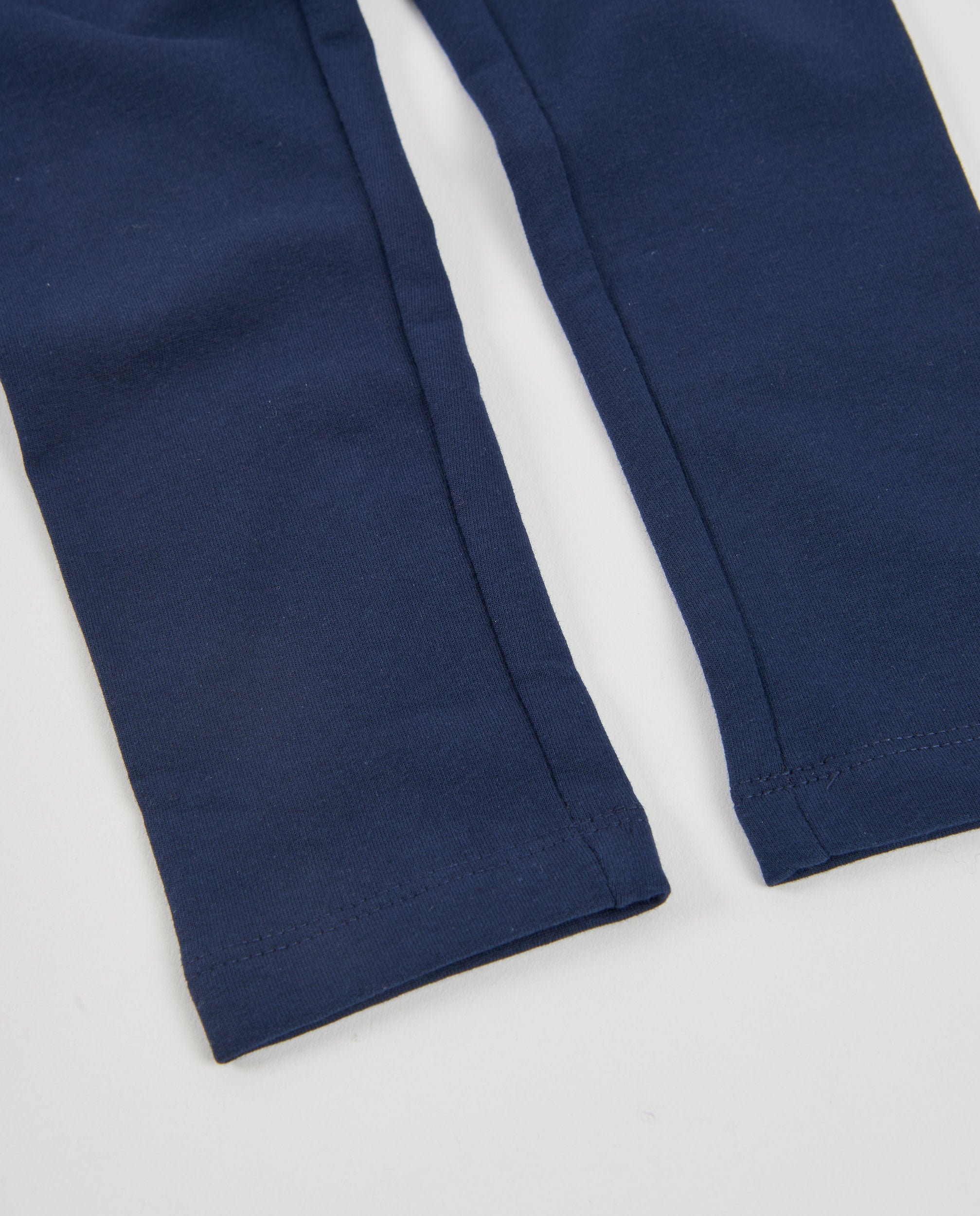 TucTuc Leggings legging bambina felpa blu marino