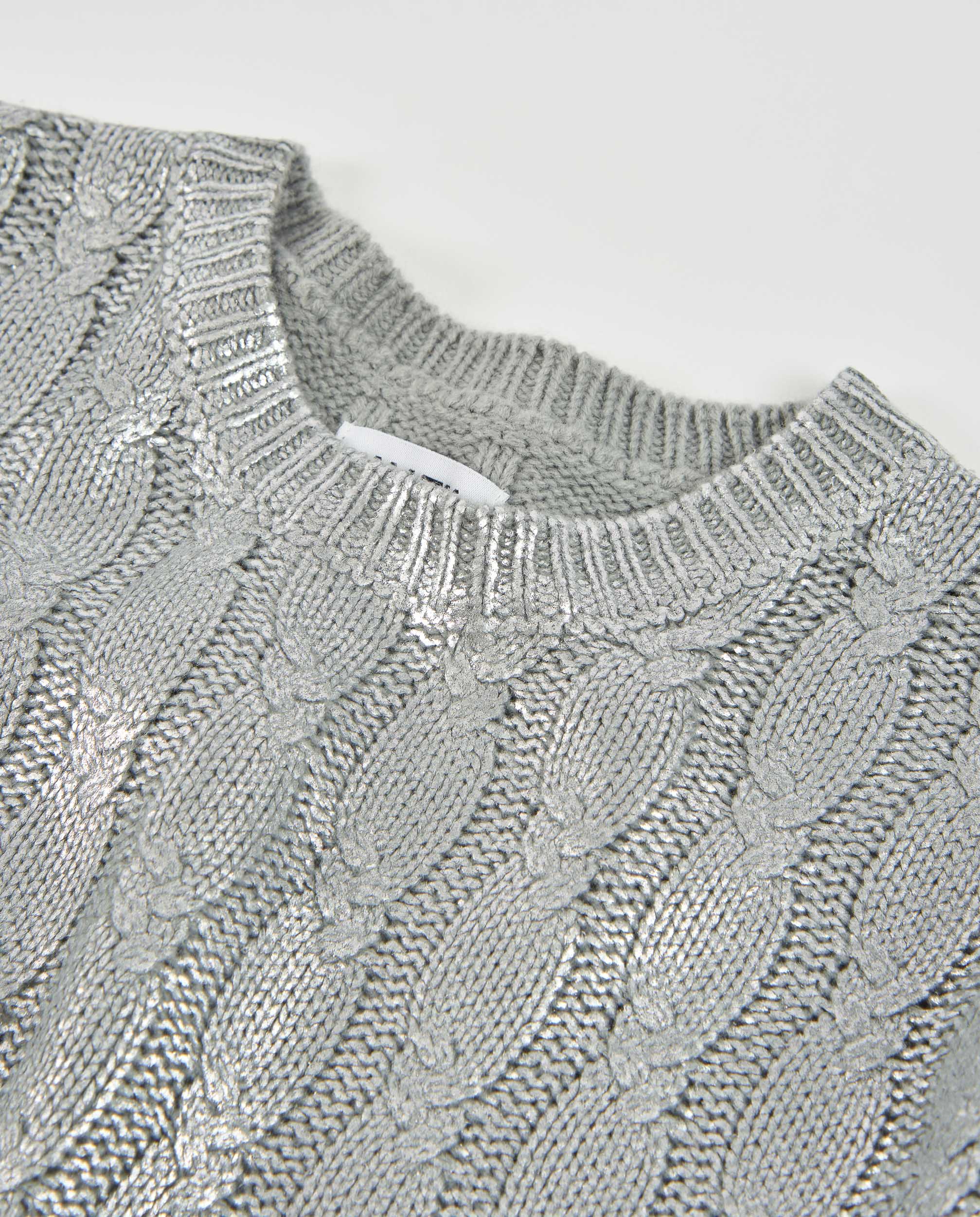 TucTuc Maglioni Maglione Bambina Tricot Argento maniche lunghe