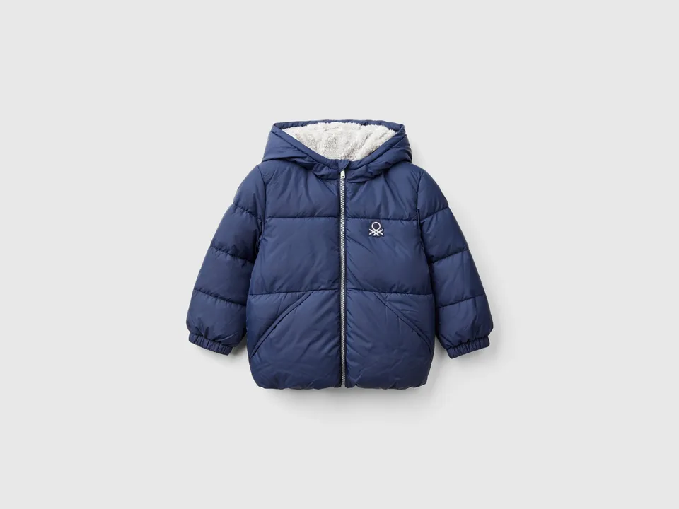 United Colors of Benetton Jackets Giacca trapuntata teddy bimbo
