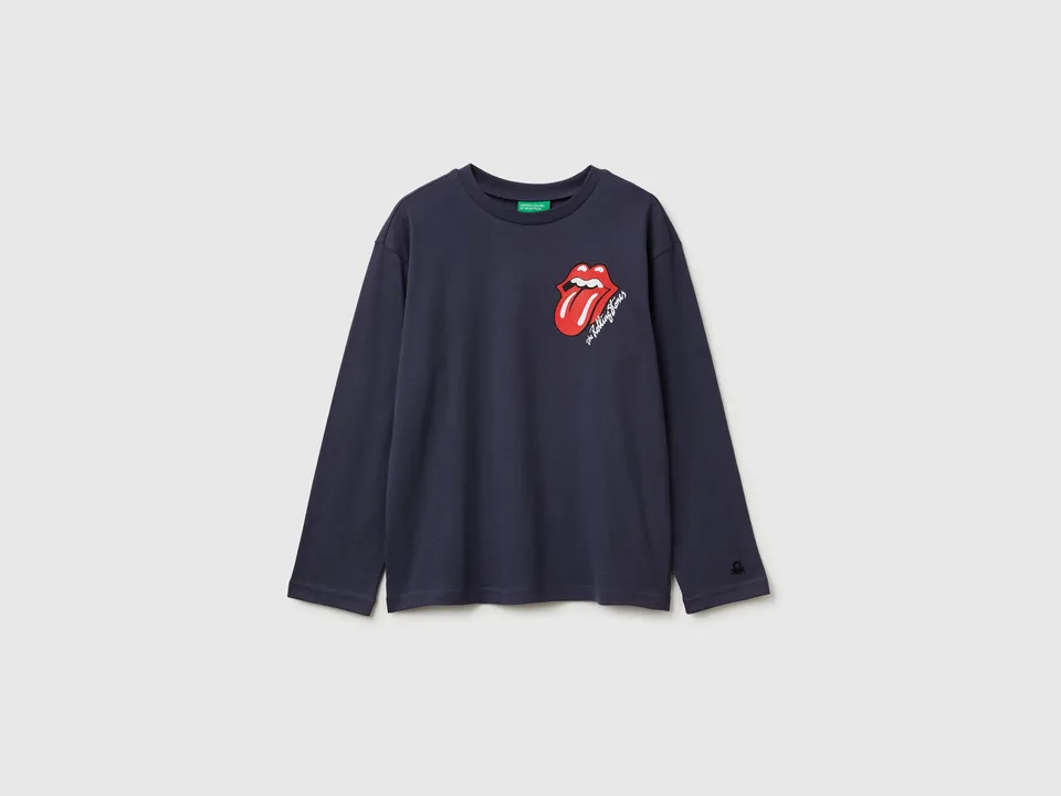 United Colors of Benetton Rolling Stones t-shirt S cotone bio