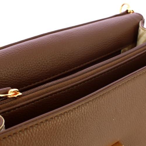 Liu Jo Borsa a Tracolla Piccola Nero 23x8x17 catena oro