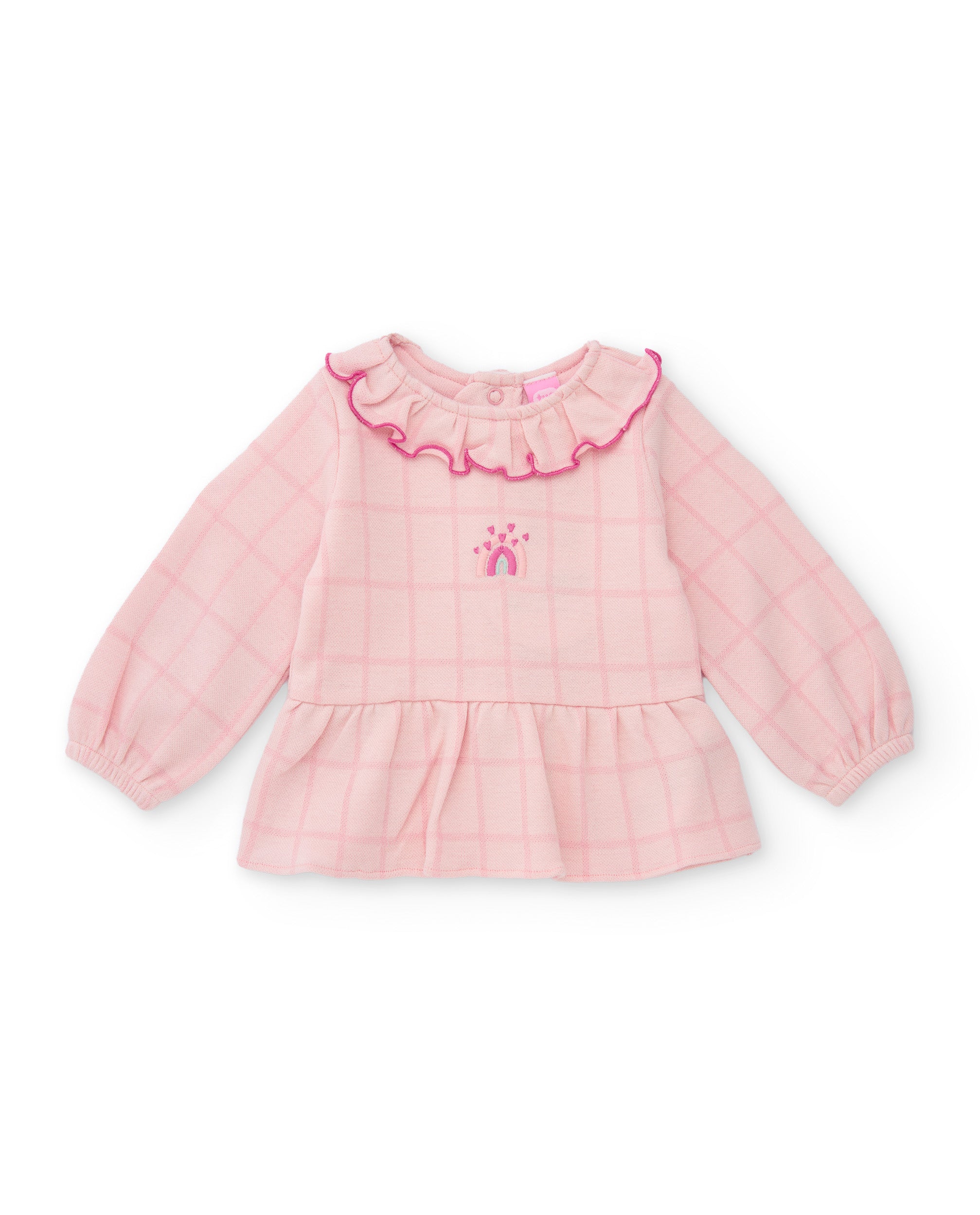 TucTuc Completi Blusa Volant Leggings Rosa 0-1M Maglia
