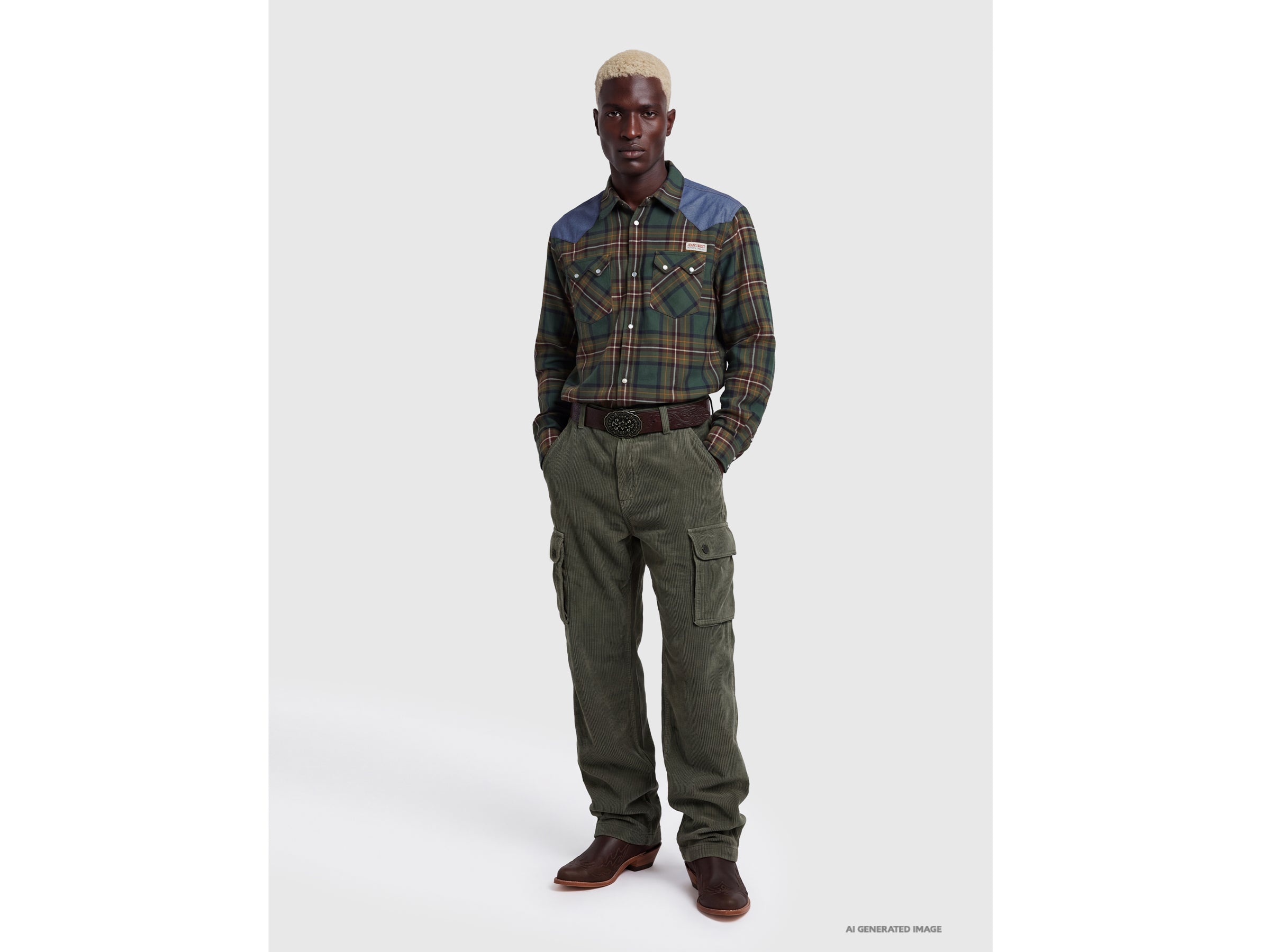 United Colors of Benetton Trousers Cargo Velluto Cotone 32
