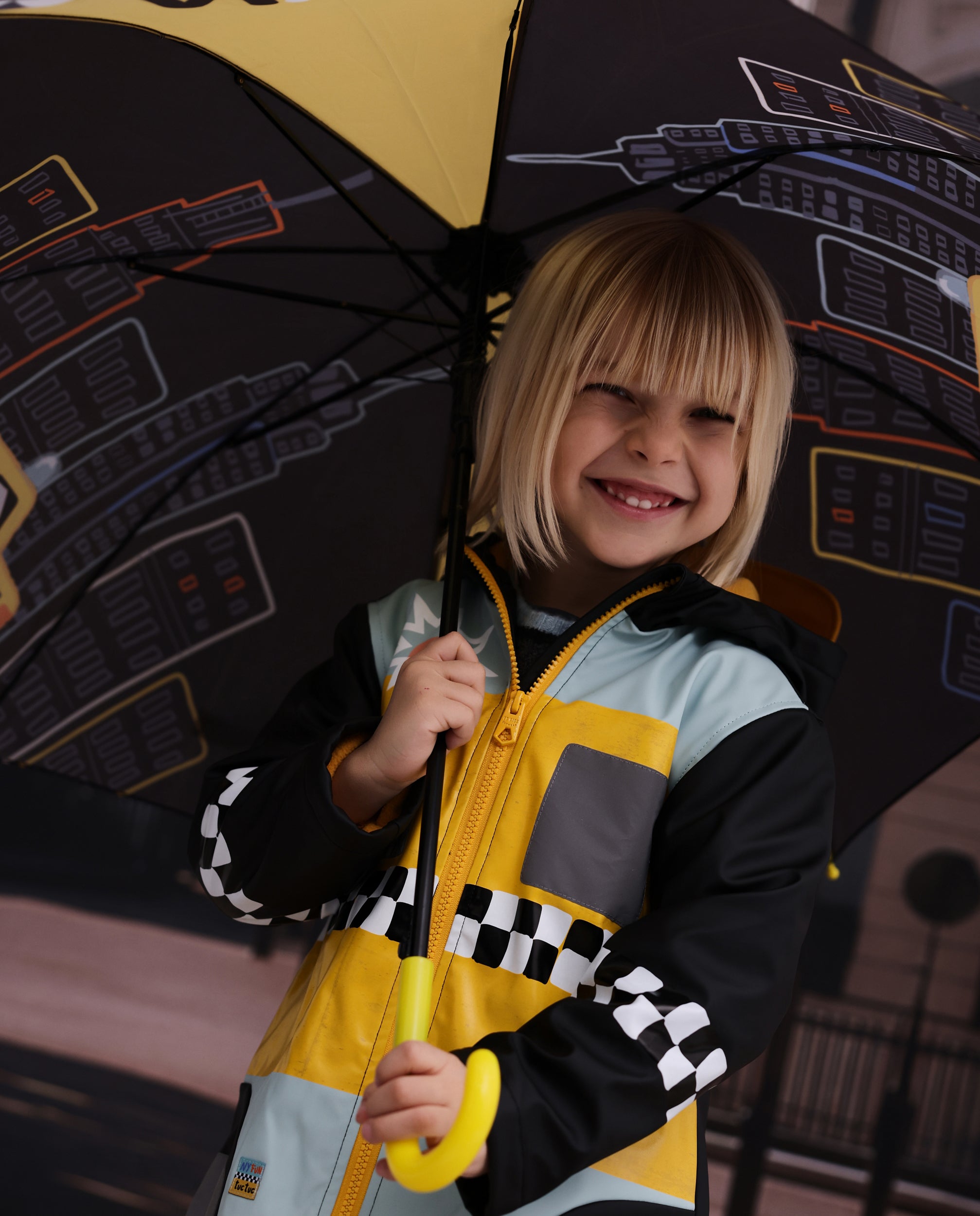 TucTuc Accessori ombrello bambino nero taxi