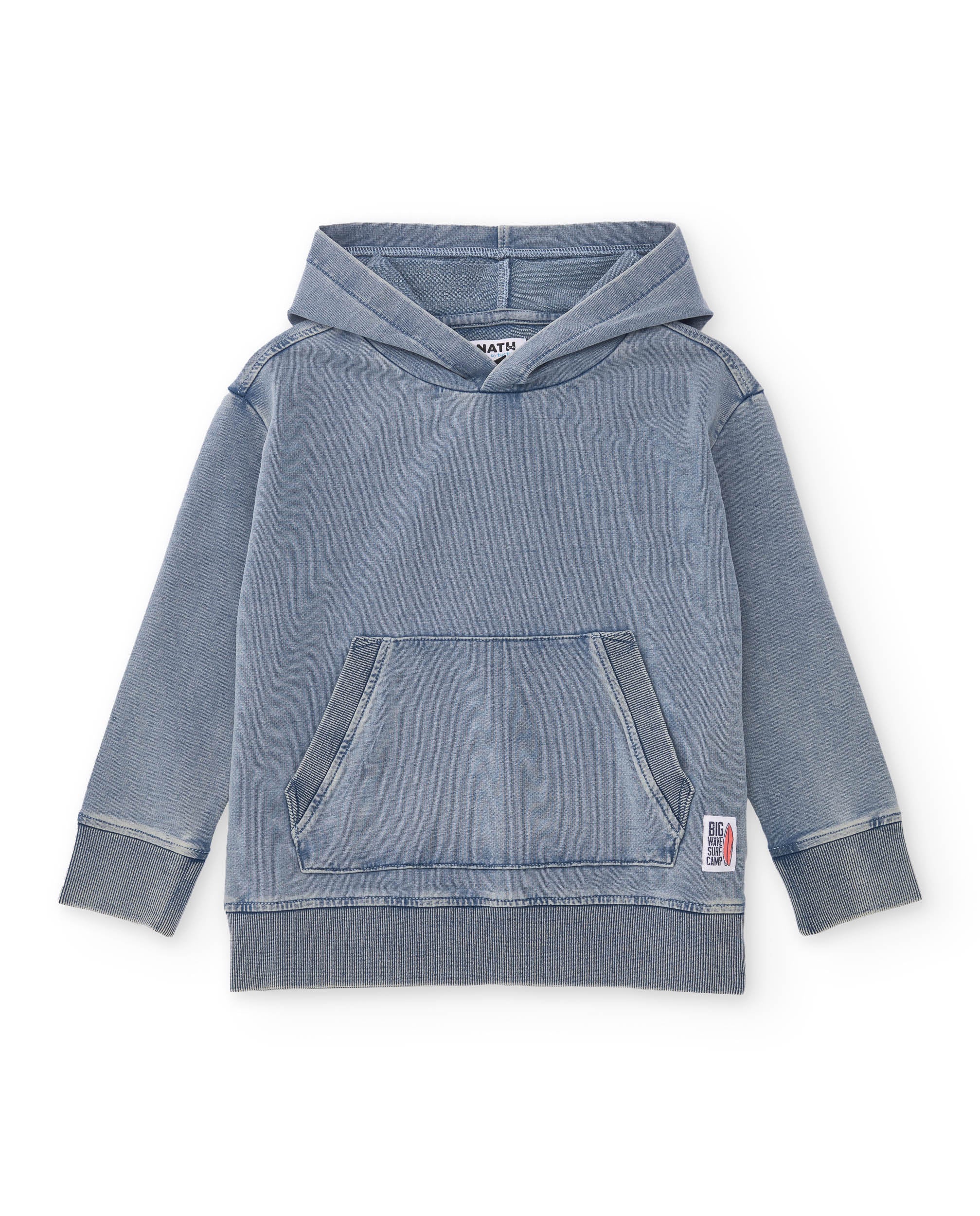 TucTuc Felpe Felpa Bambino Denim Jeans 8 Anni con Cappuccio