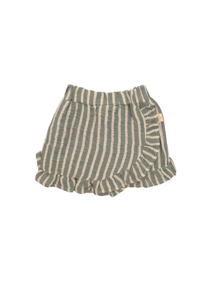Miela Kids gonna pantaloncini mussola cotone righe